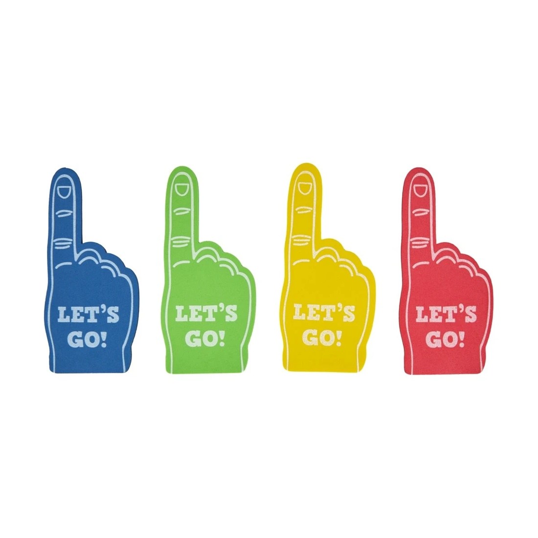 1 4 Piece Foam Finger Favours, 1 of 6