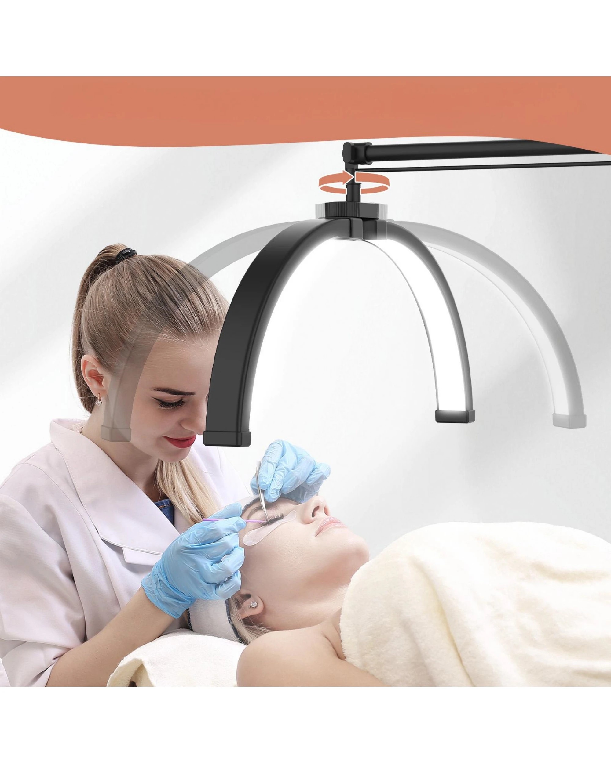 3 Advwin Lash Light Half Moon with Phone Holder, 3 of 8