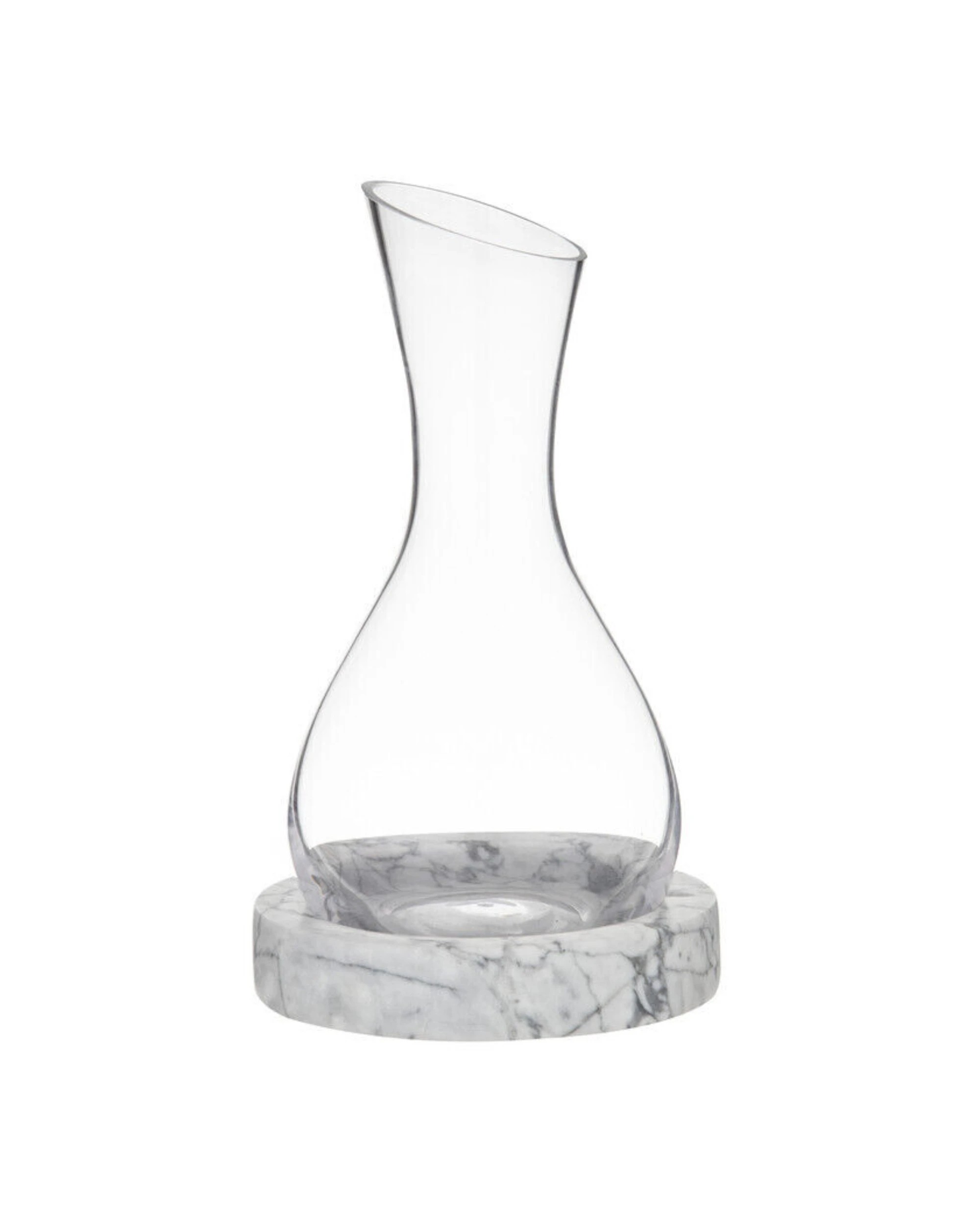 1 Davis & Waddell Fine Foods Nuvolo Marble Decanter - Clear, 1 of 1