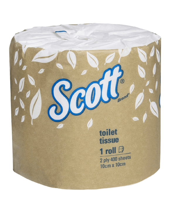Scott Toilet Tissue 2 Ply 400 Sheet Roll