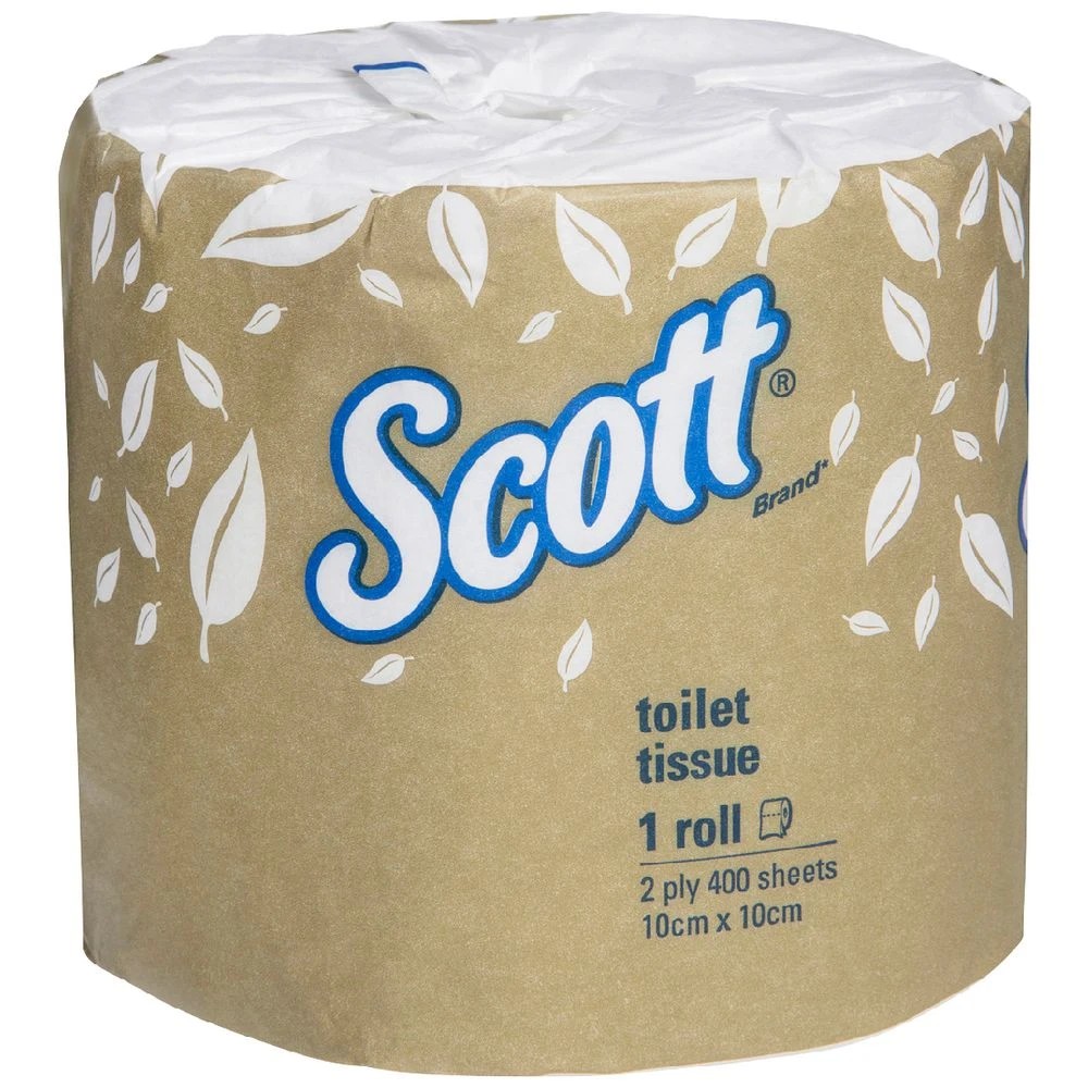 1 Scott Toilet Tissue 2 Ply 400 Sheet Roll, 1 of 6