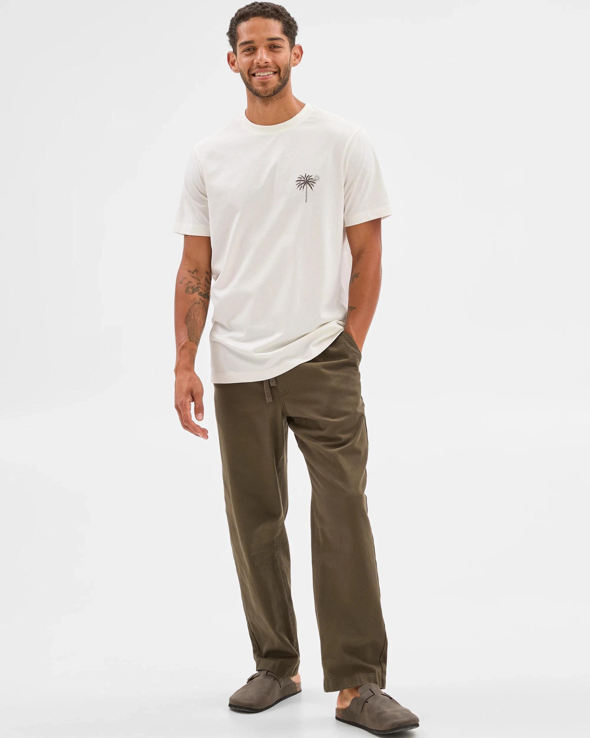 3 Target Australian Cotton Print T-Shirt VINTAGE WHITE BURLEIGH, 3 of 6