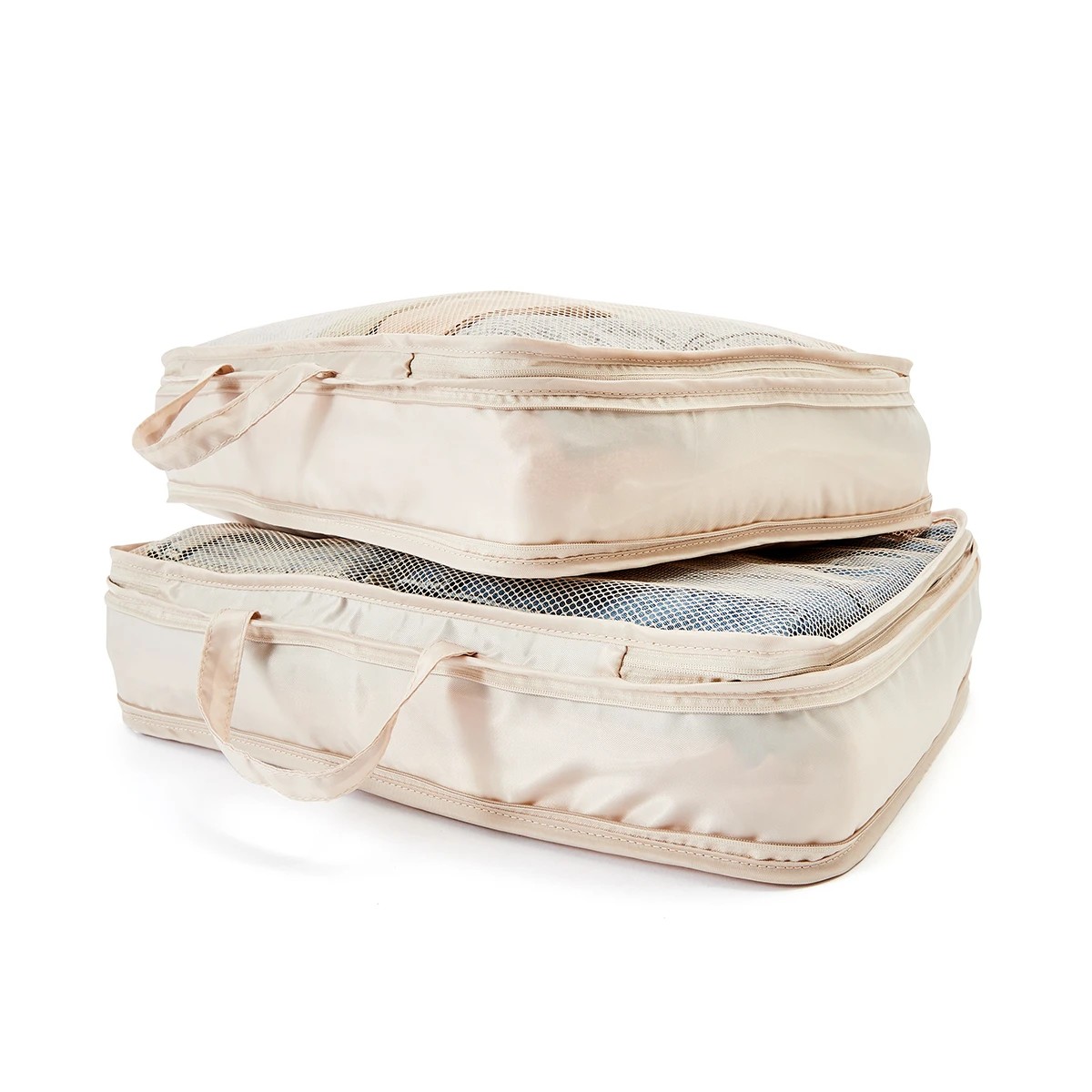 1 2 Piece Large Compression Packing Cubes - Taupe, 1 of 10