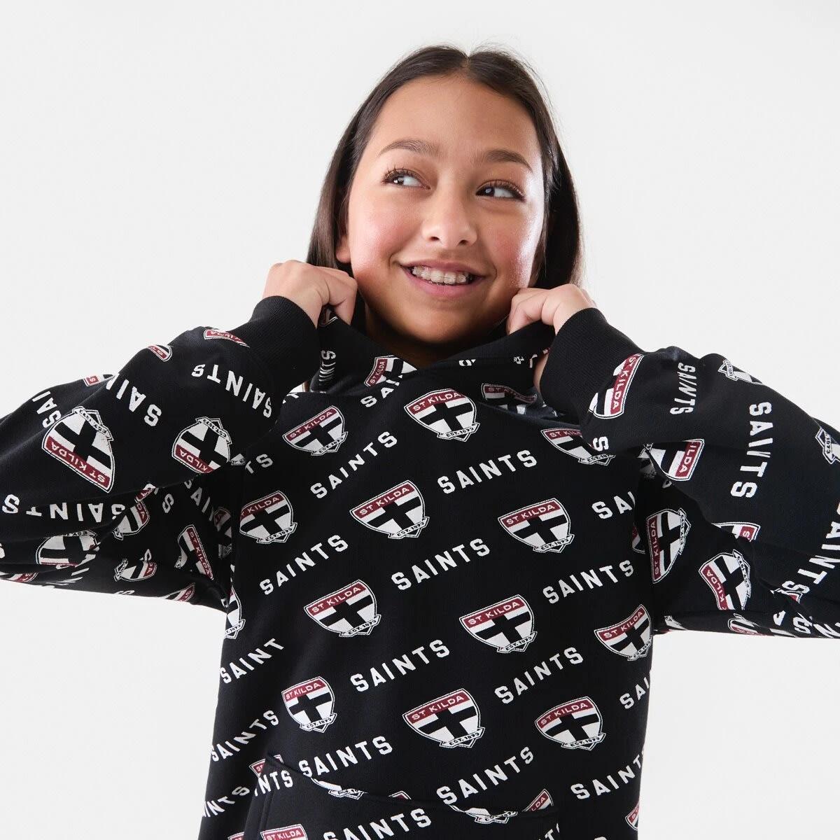 6 Official AFL Kids All Over Print Hoodie St Kilda, 6 of 10