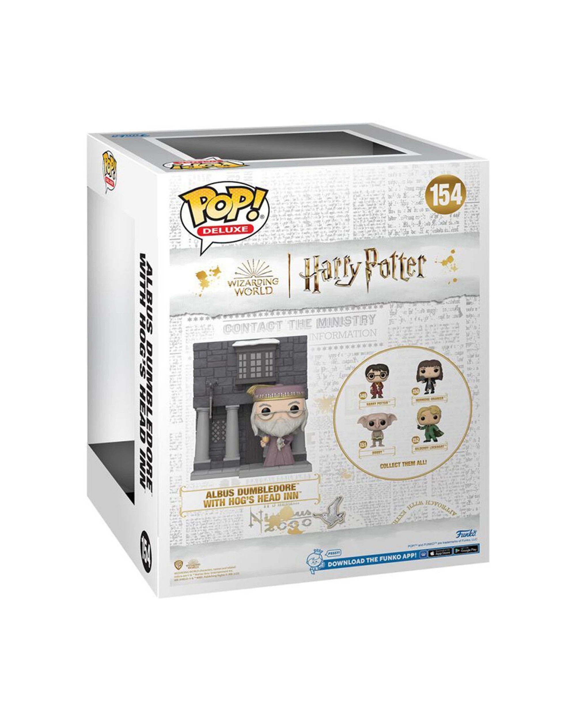 3 Harry Potter Albus Dumbledore With Hogs Head Inn Pop Deluxe Figure 17.3cm - Multi, 3 of 4