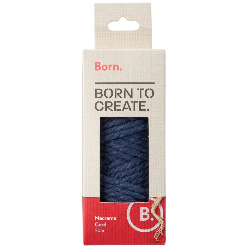 1 Born Macrame Cord Navy, 1 of 3