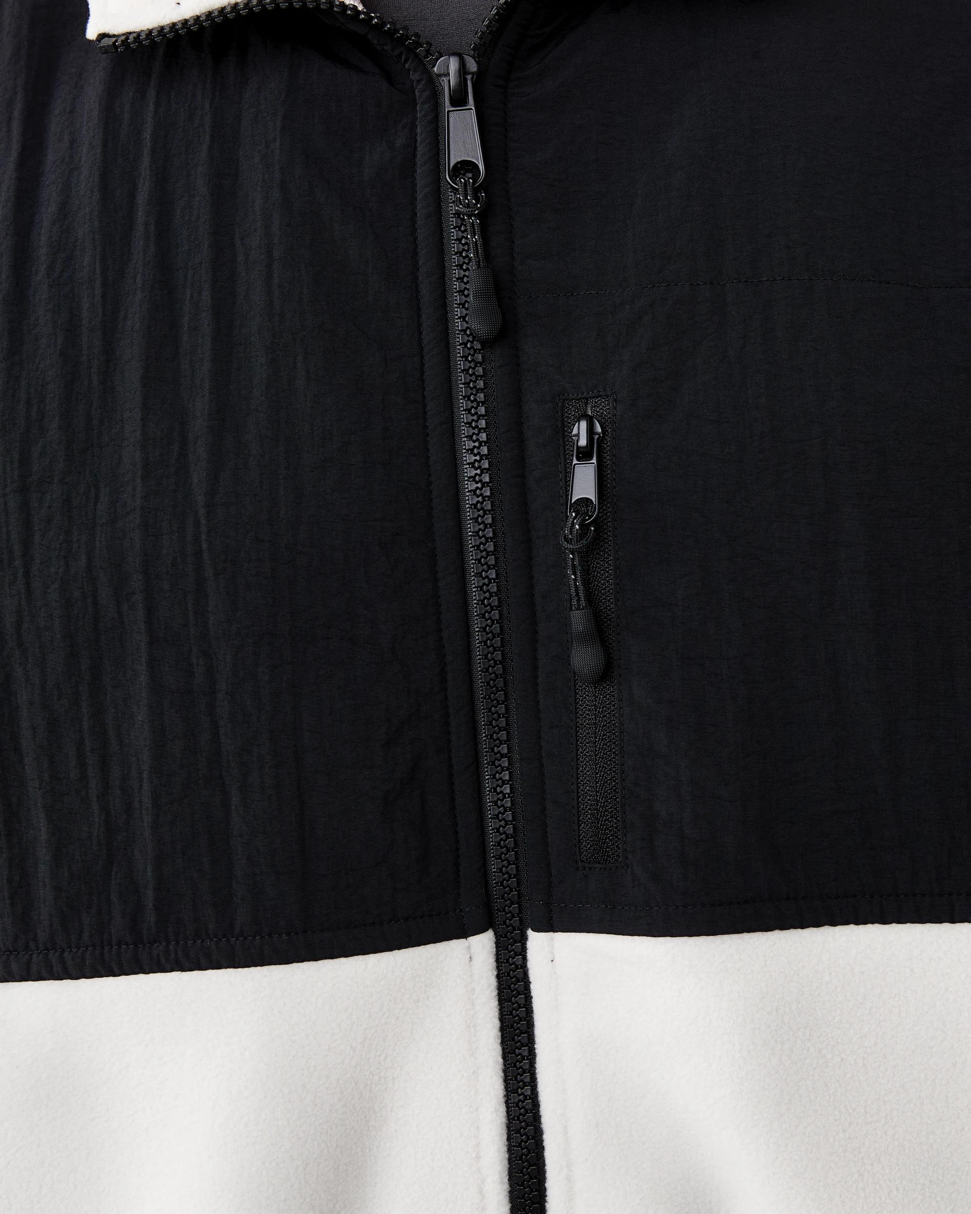 6 Active Mens Polar Fleece Full Zip Hoodie Lunar Grey, 6 of 8