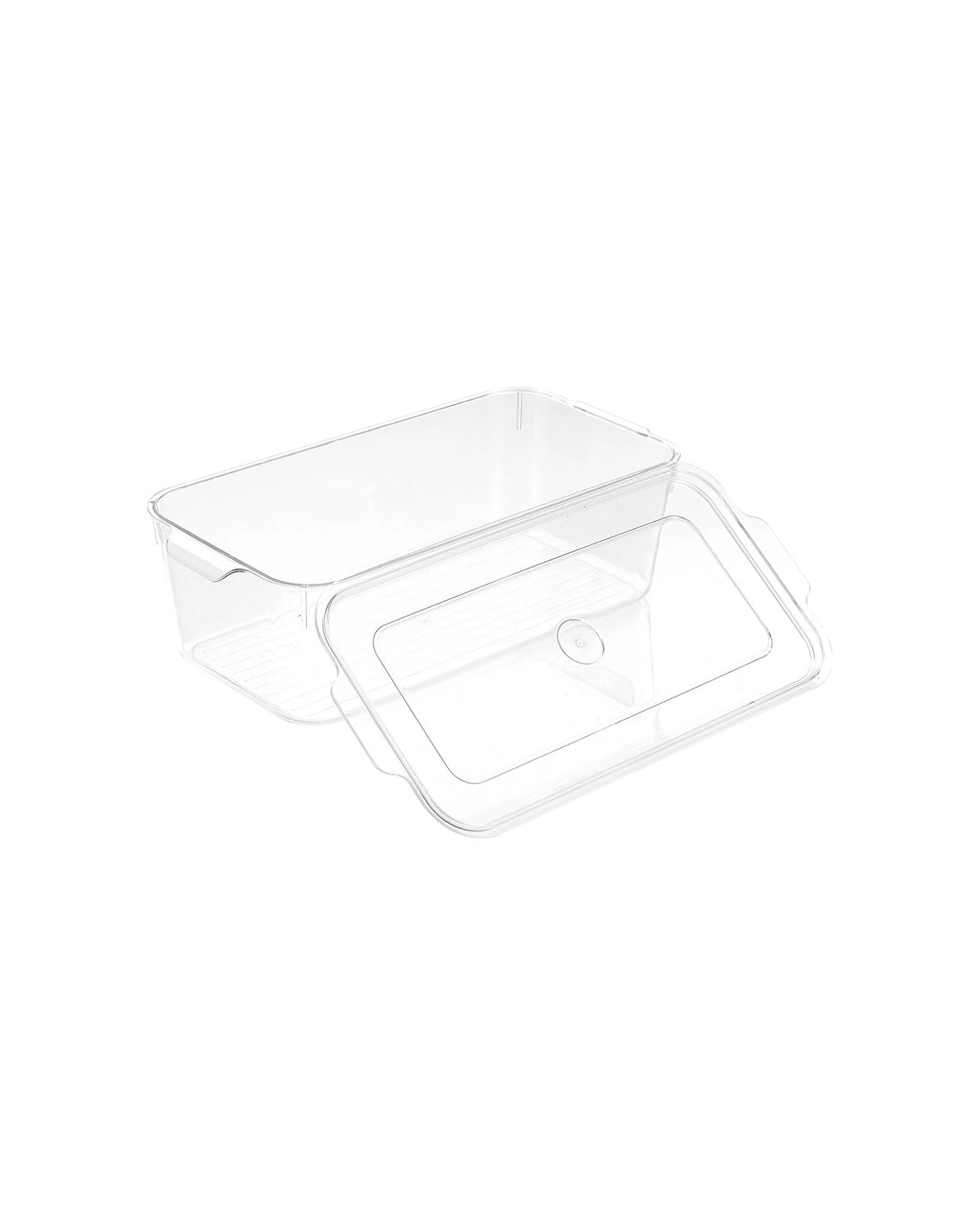 4 Boxsweden Crystal 3.75 Litre Storage Container With Lid 2 Pack Stackable - Clear, 4 of 5