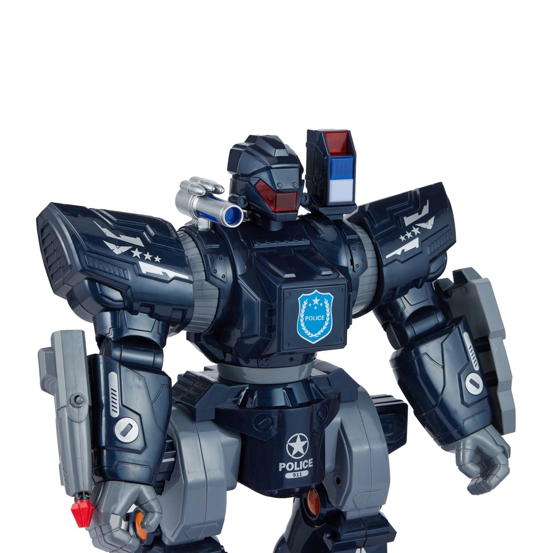 6 RC Police Robot Toy, 6 of 10