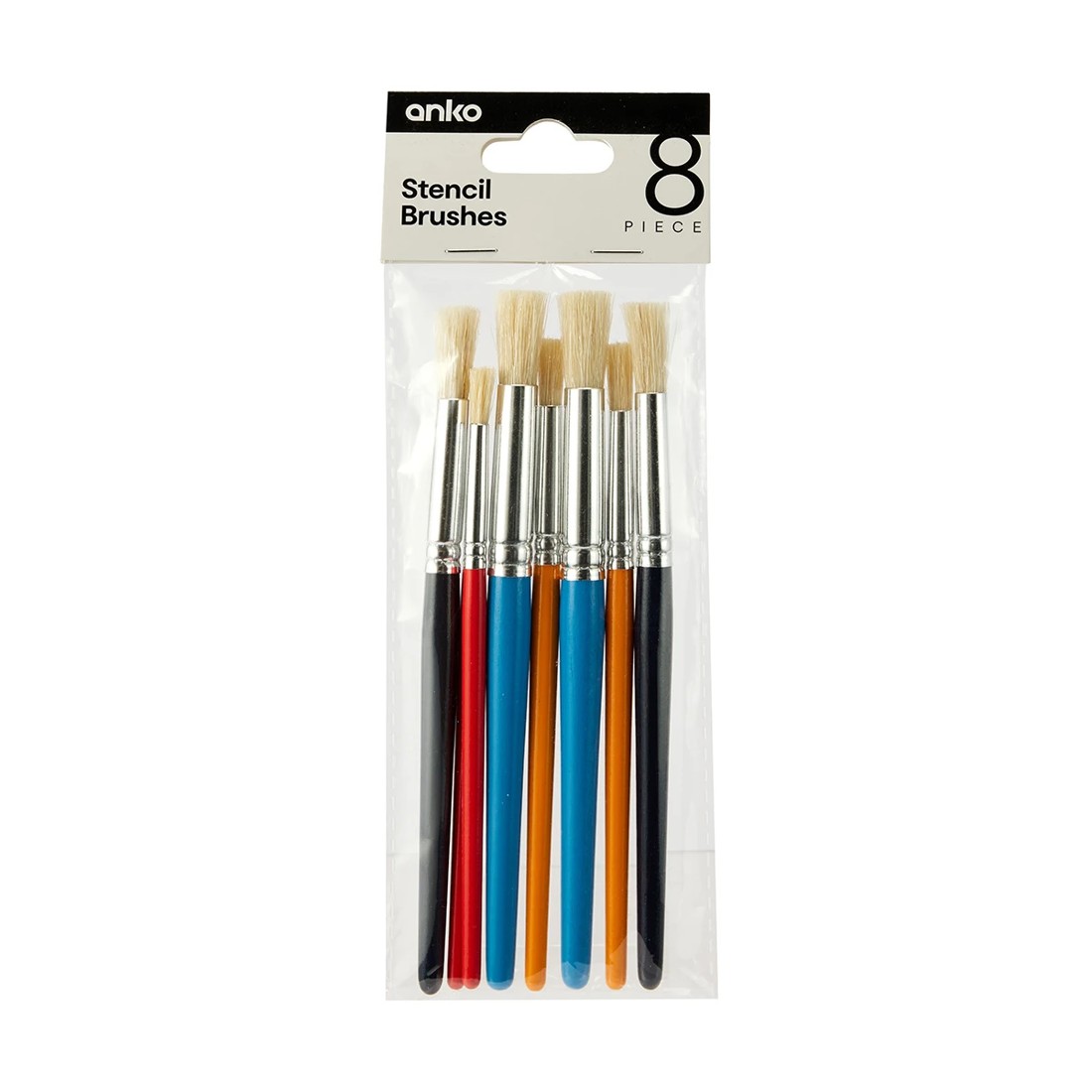 1 8 Pack Stencil Brushes, 1 of 5