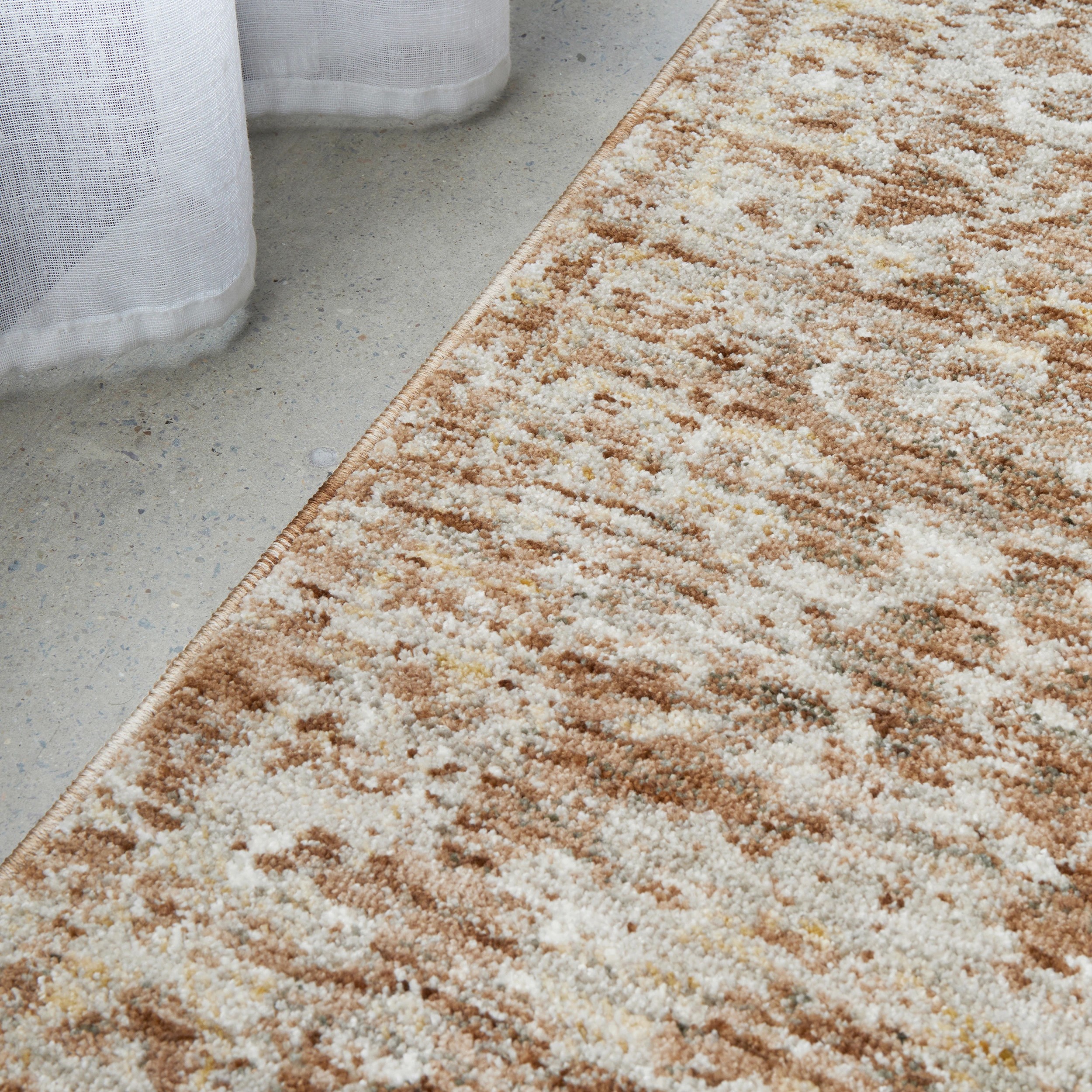 3 Common Ground Rugs Aegean Alvin 400x300cm - Extra Extra Large Bedroom Rug - Brown, 3 of 7