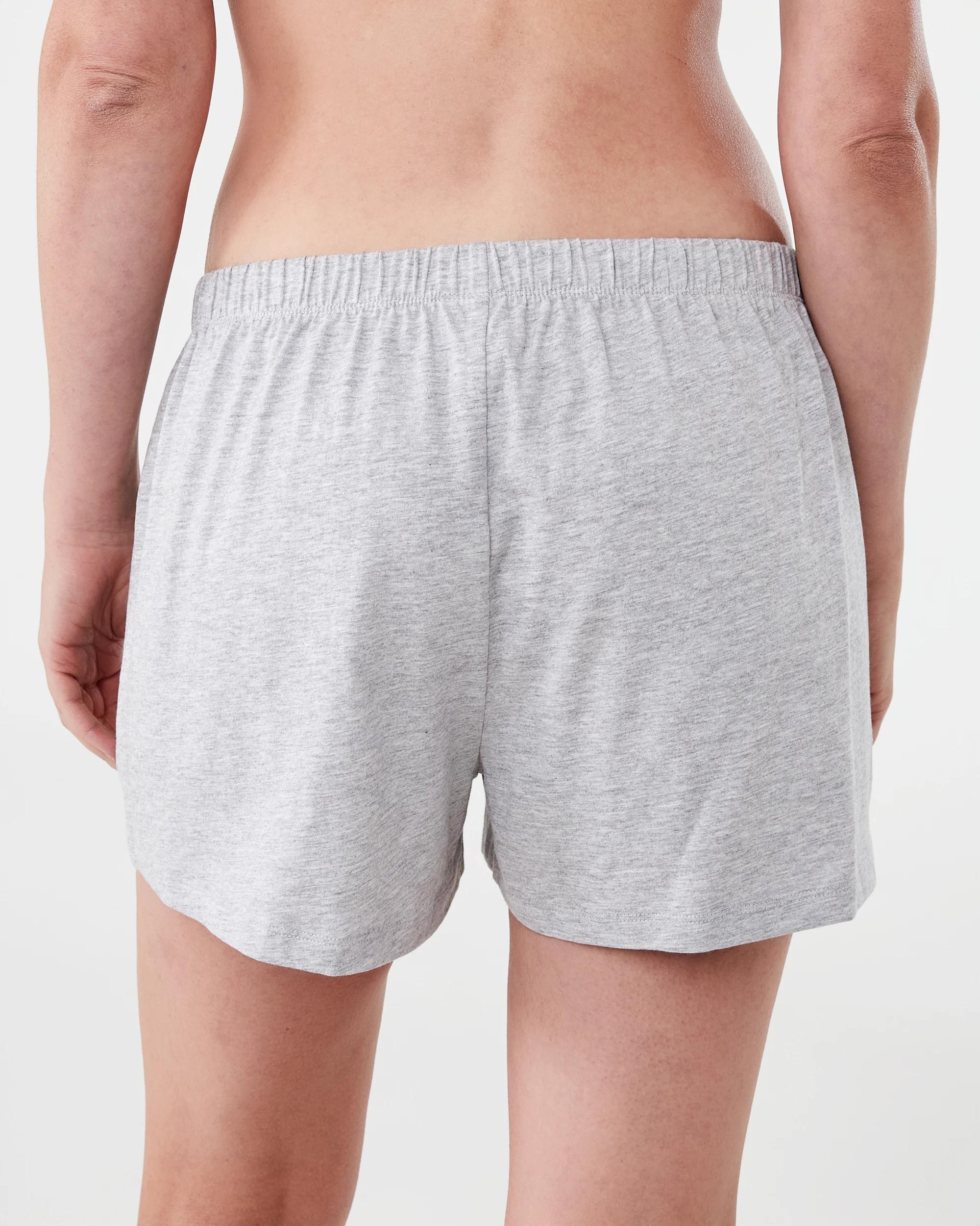 3 Cotton Knit Sleep Shorts SILVER MARLE, 3 of 5