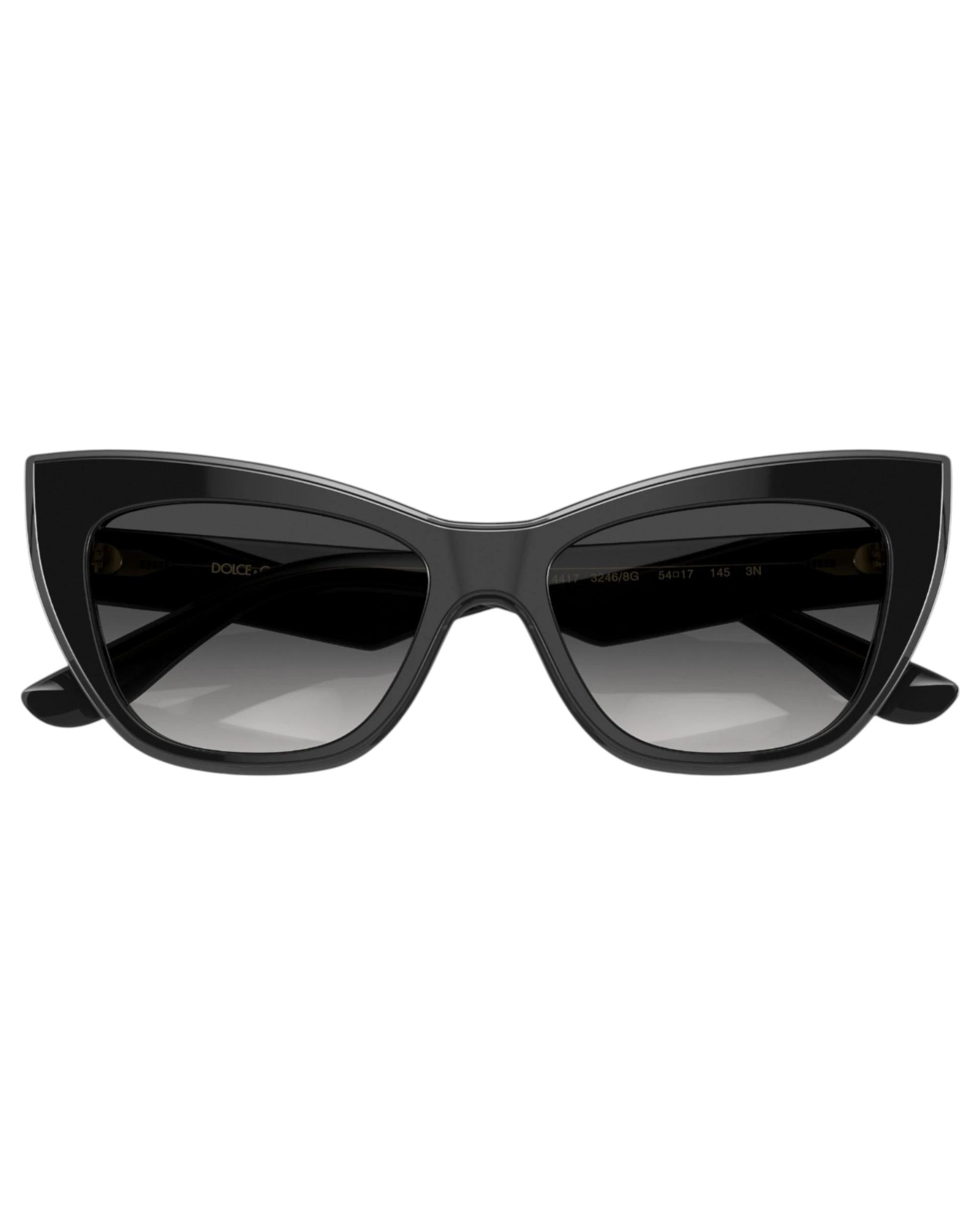3 Dolce & Gabbana Womens Sunglasses Dg4417 Gradient Sunnies BLACK/ TRANSPARENT GREY, 3 of 5
