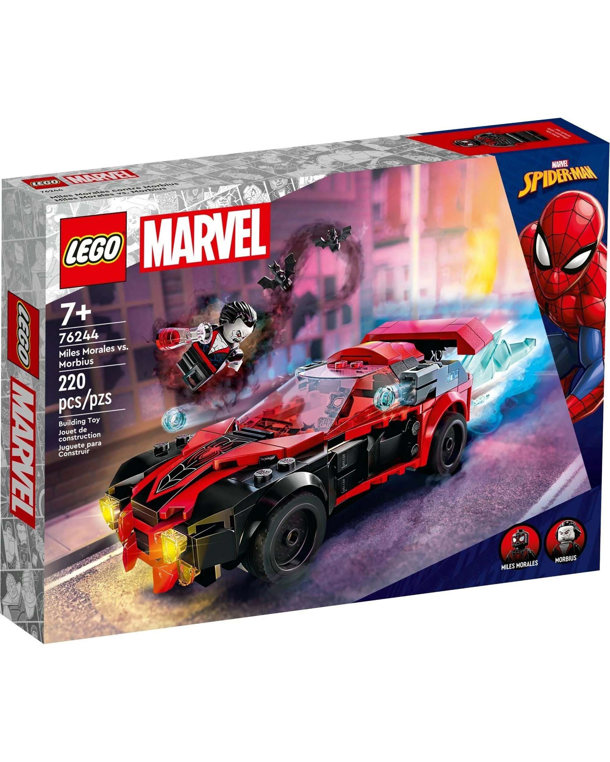 1 LEGO 76244 Miles Morales vs. Morbius Marvel, 1 of 5