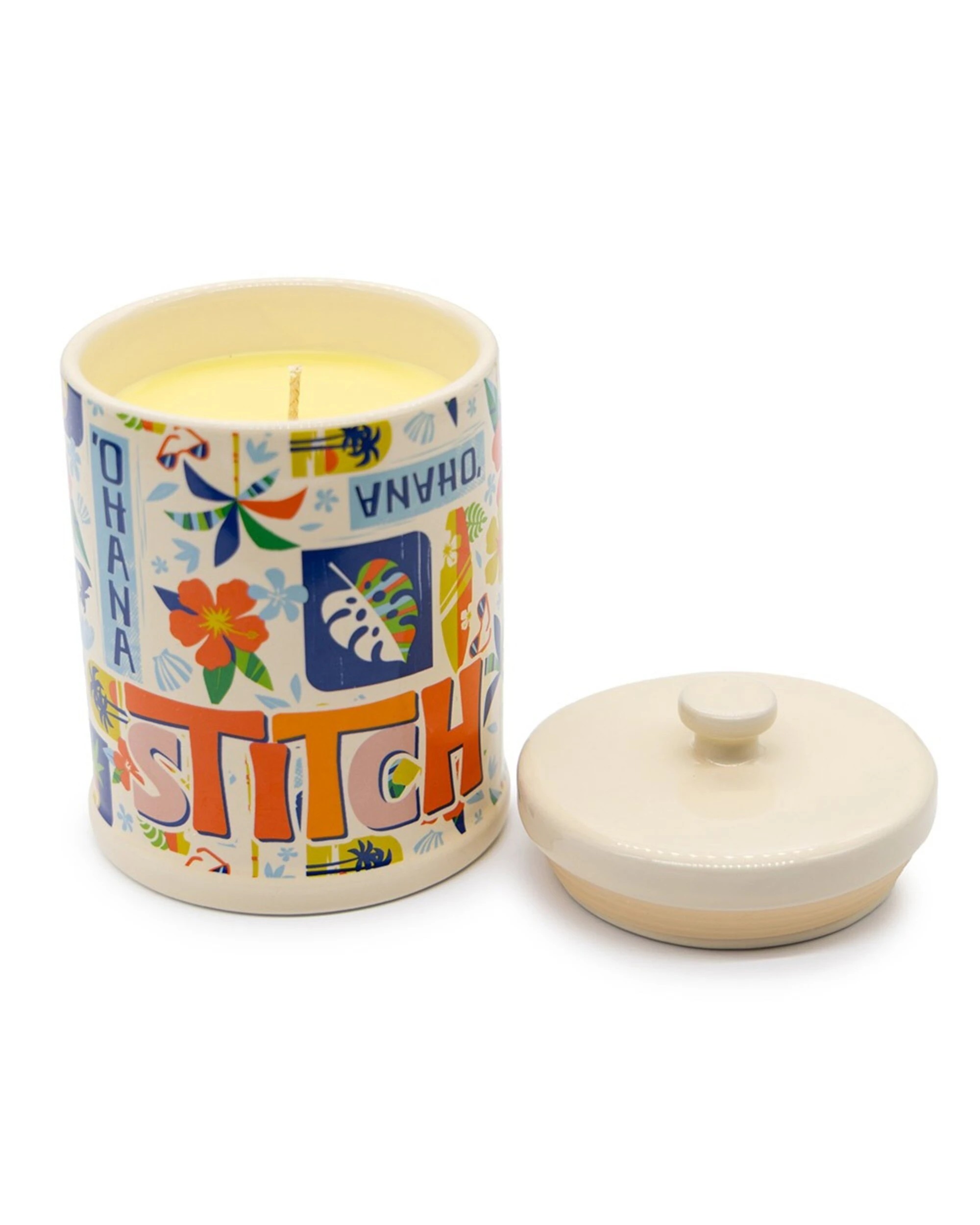 1 Disney - Lilo & Stitch (2025) - Ohana Candle - Cream, 1 of 3