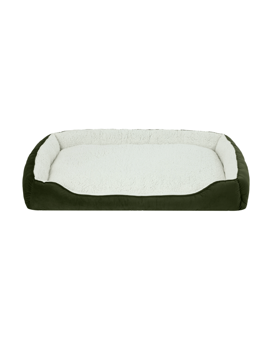 2 Pet Bed Lounge Corduroy - Extra Large, Green, 2 of 8