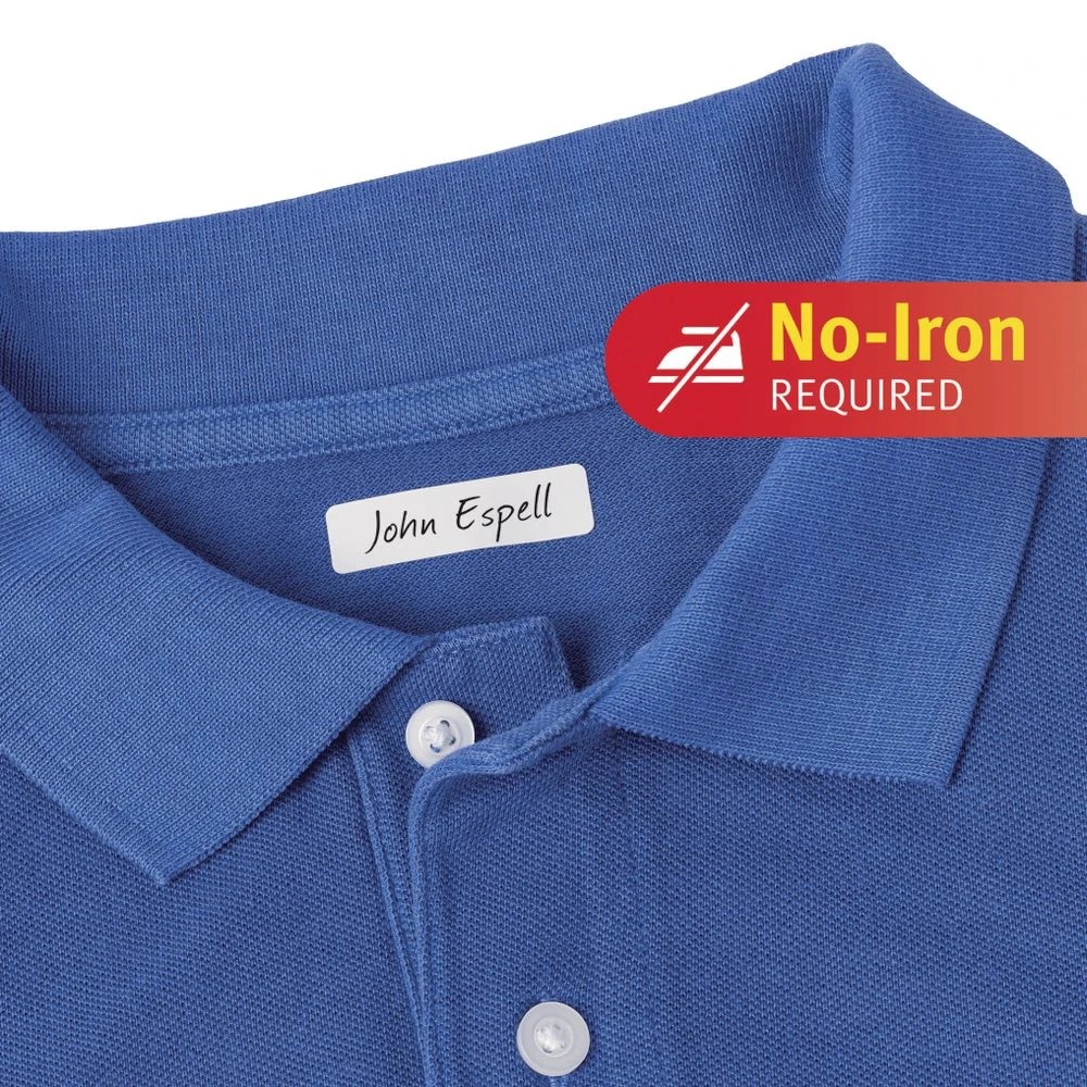 3 Avery 18UP No-iron Fabric Labels 43 x 13mm 3 Sheets, 3 of 3