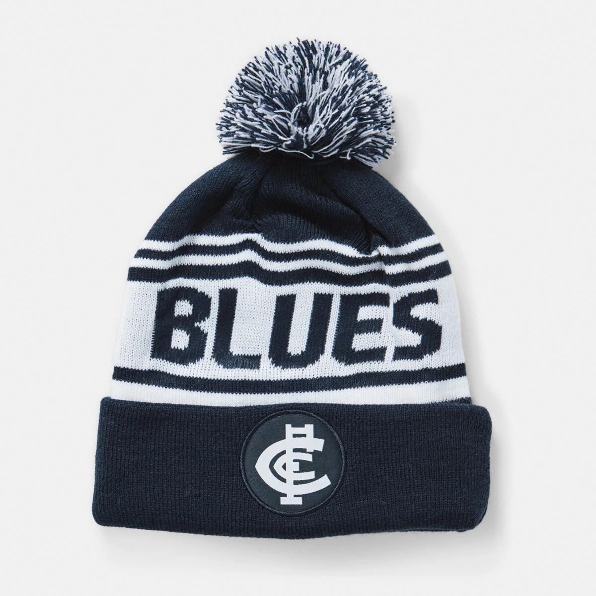 1 Official AFL Adult Beanie Carlton, 1 of 6