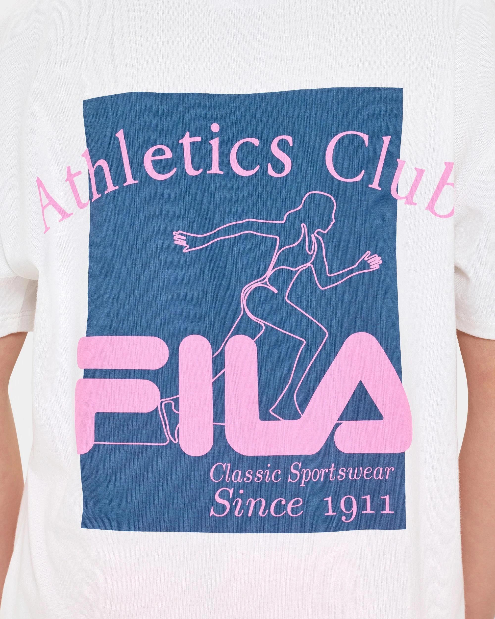 4 Fila Oversized Harper Athletics Club T-shirt - Cream CREAM, 4 of 7