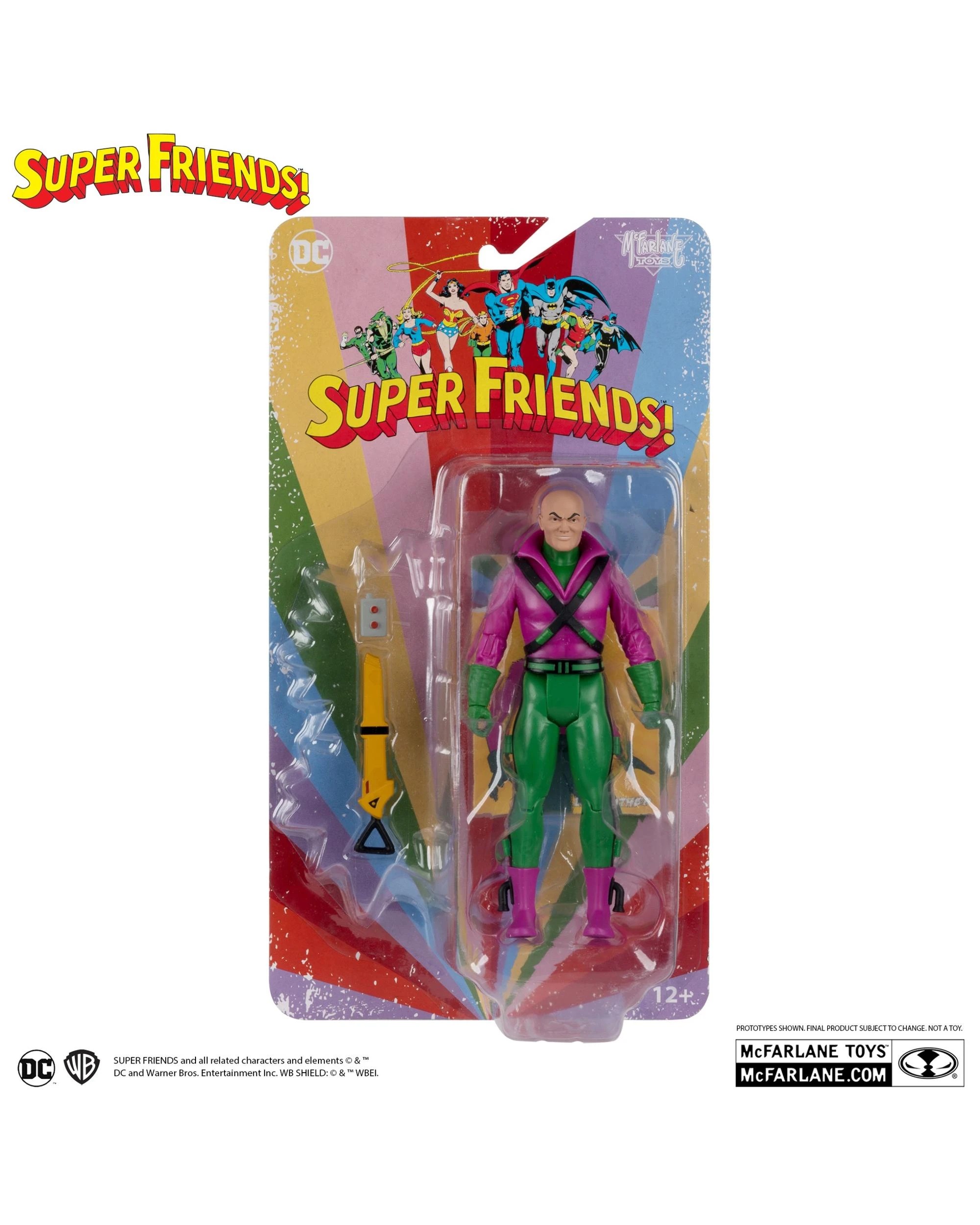 7 DC Comics Retro Super Friends Lex Luthor 6 inch Action Figure, 7 of 8