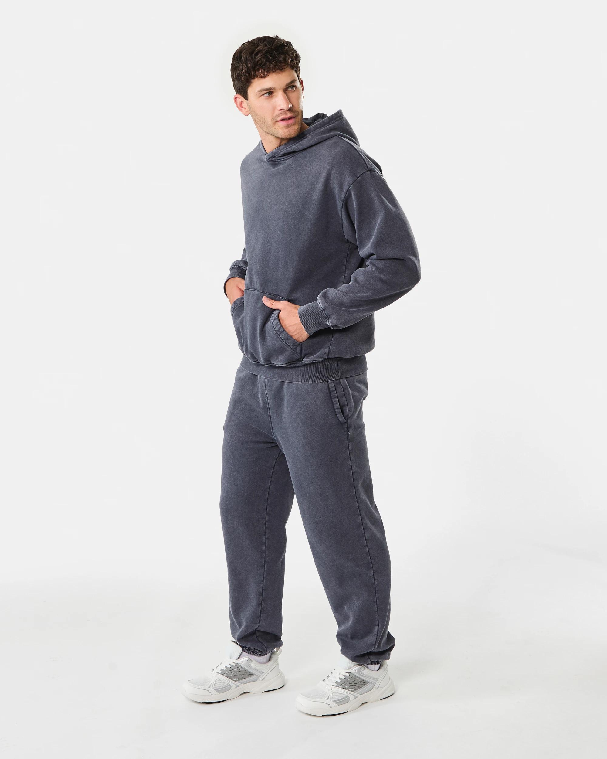 3 Garment Dyed Hoodie Gry Lava, 3 of 8