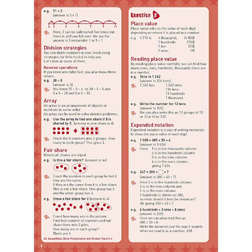 3 Excel Basic Skills: Mental Maths Strategies Year 3, 3 of 4