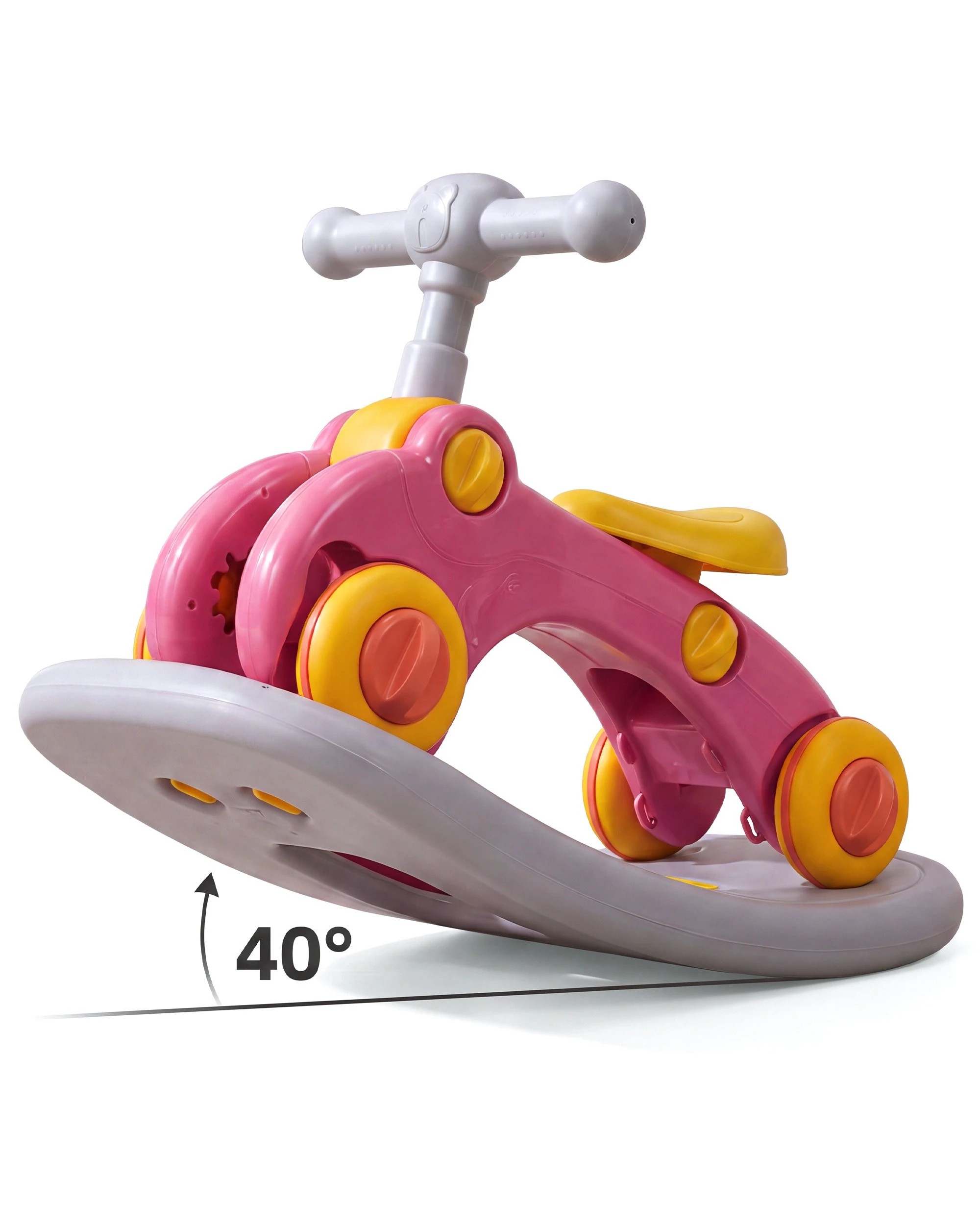 7 PlayPals Deluxe 7-in-1 Baby Play Mat Gym w/ Kick & Play Piano, Activity Centre for Newborns to Toddlers Pink, 7 of 10