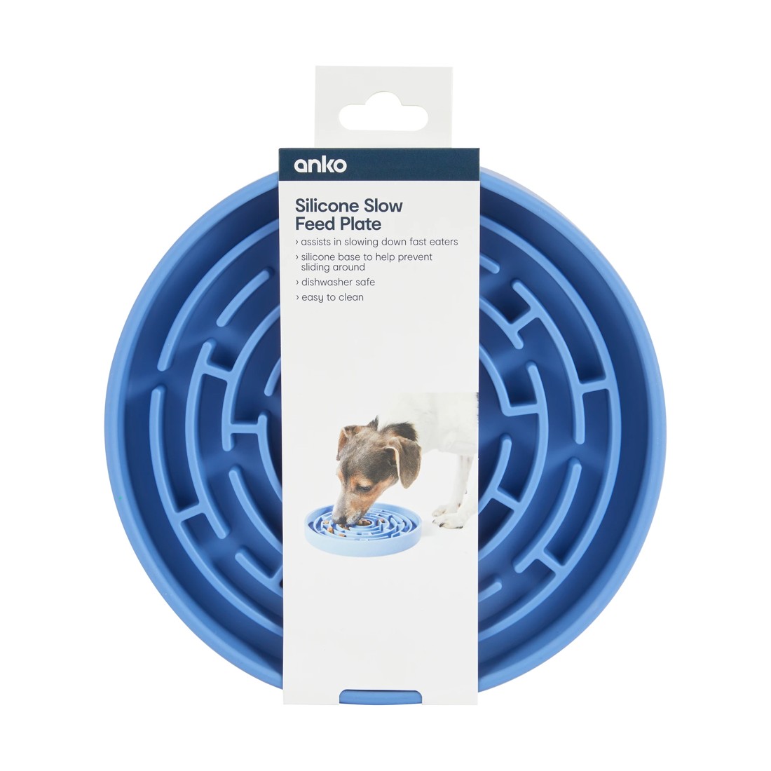 7 Pet Silicone Feeding Plate - Blue, 7 of 7