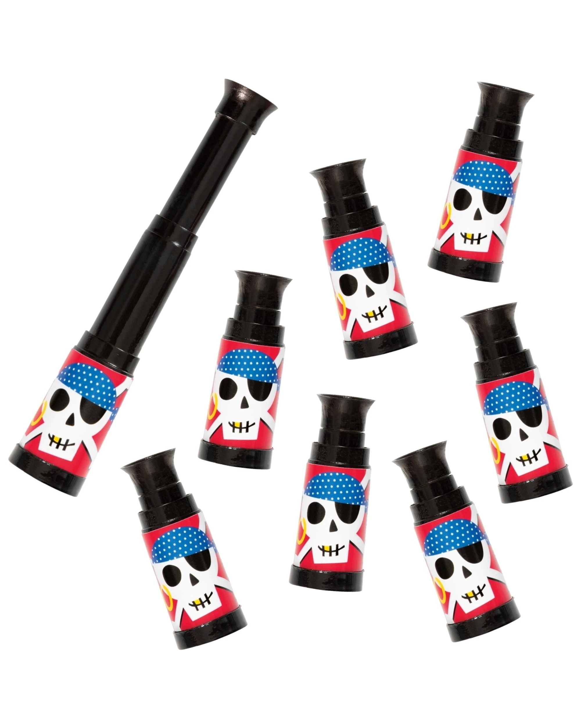 1 Unique Ahoy Pirate Telescopes Pack of 8, 1 of 1