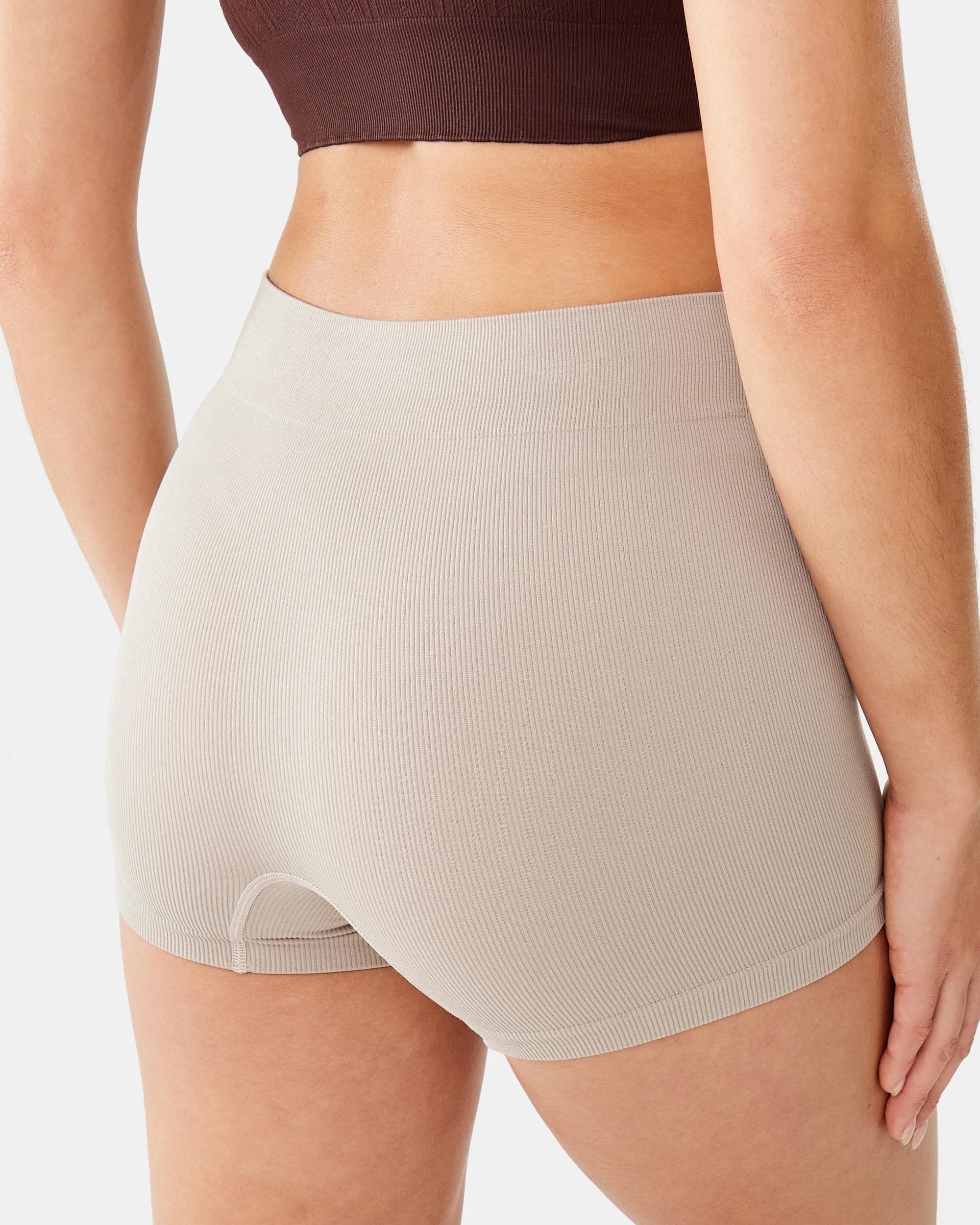 7 3 Pack Seamfree Rib Boyshorts Butterfly, 7 of 10