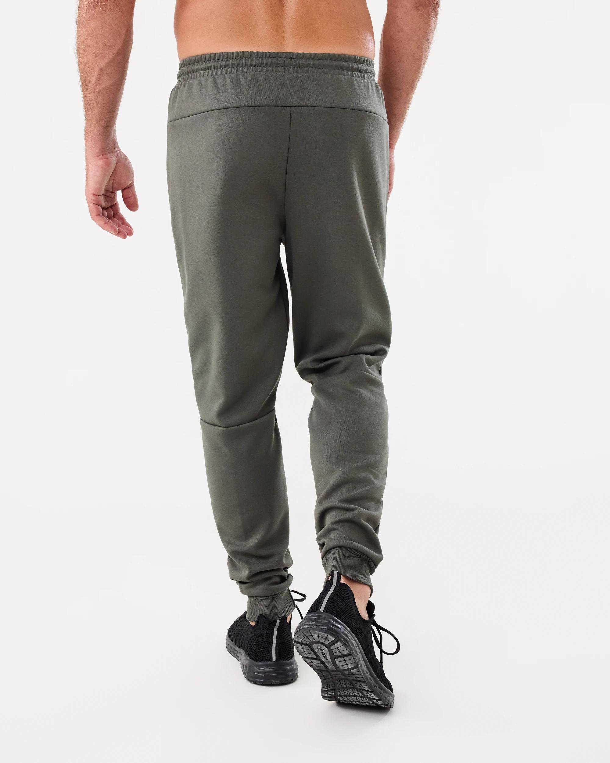 3 Active Mens Sports Joggers Grn Forest, 3 of 5