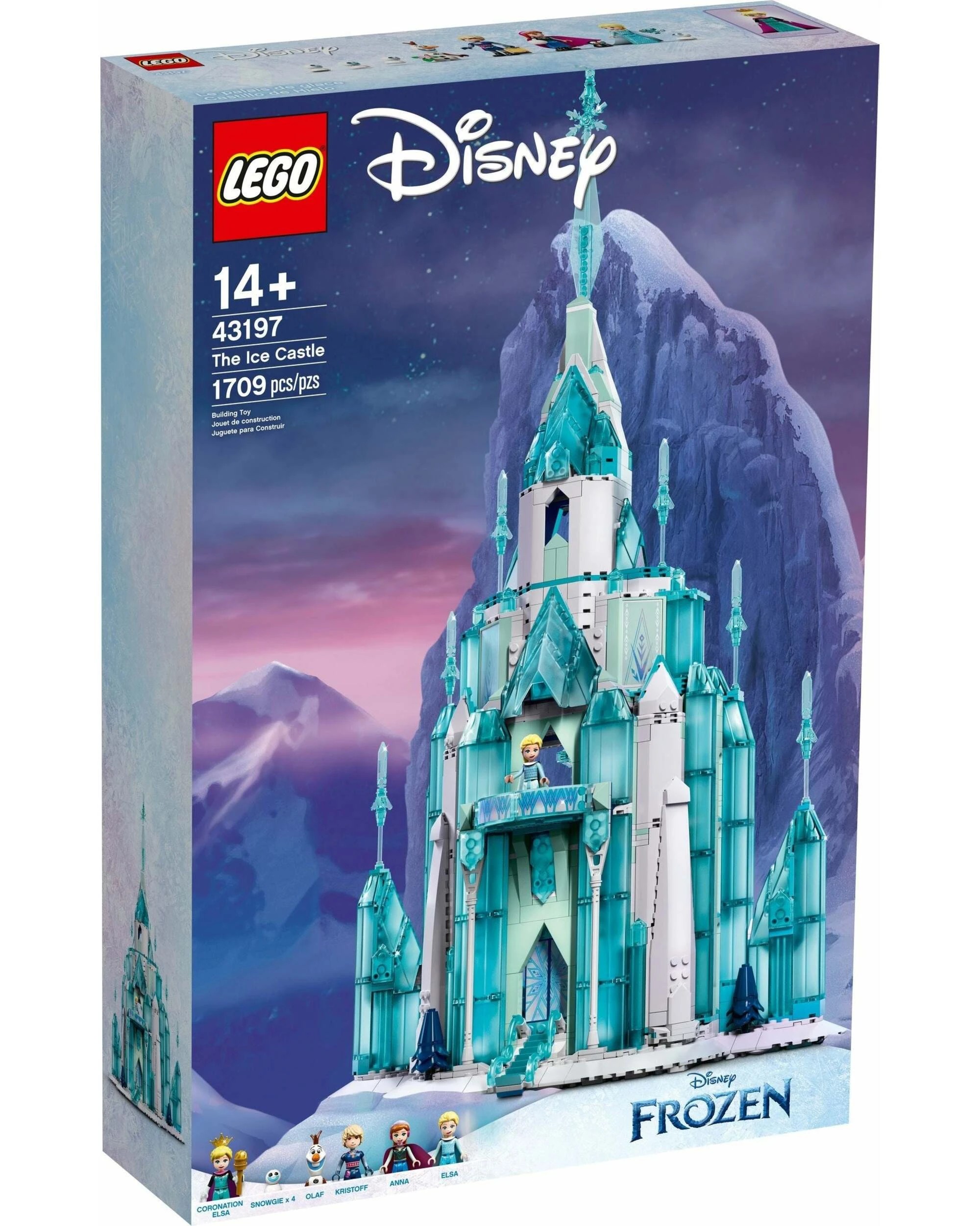 1 Lego - Disney FROZEN THE ICE CASTLE Set - Authentic Elsa 43197, 1 of 5