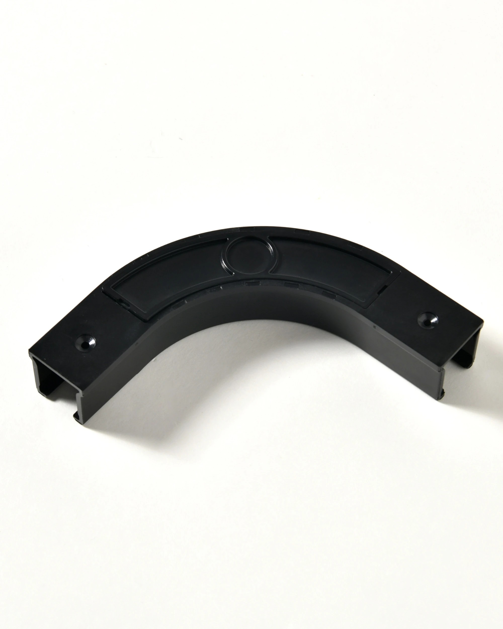 4 Cadence & Co. S-Fold Curtain Track Corner Connector - Black, 4 of 4