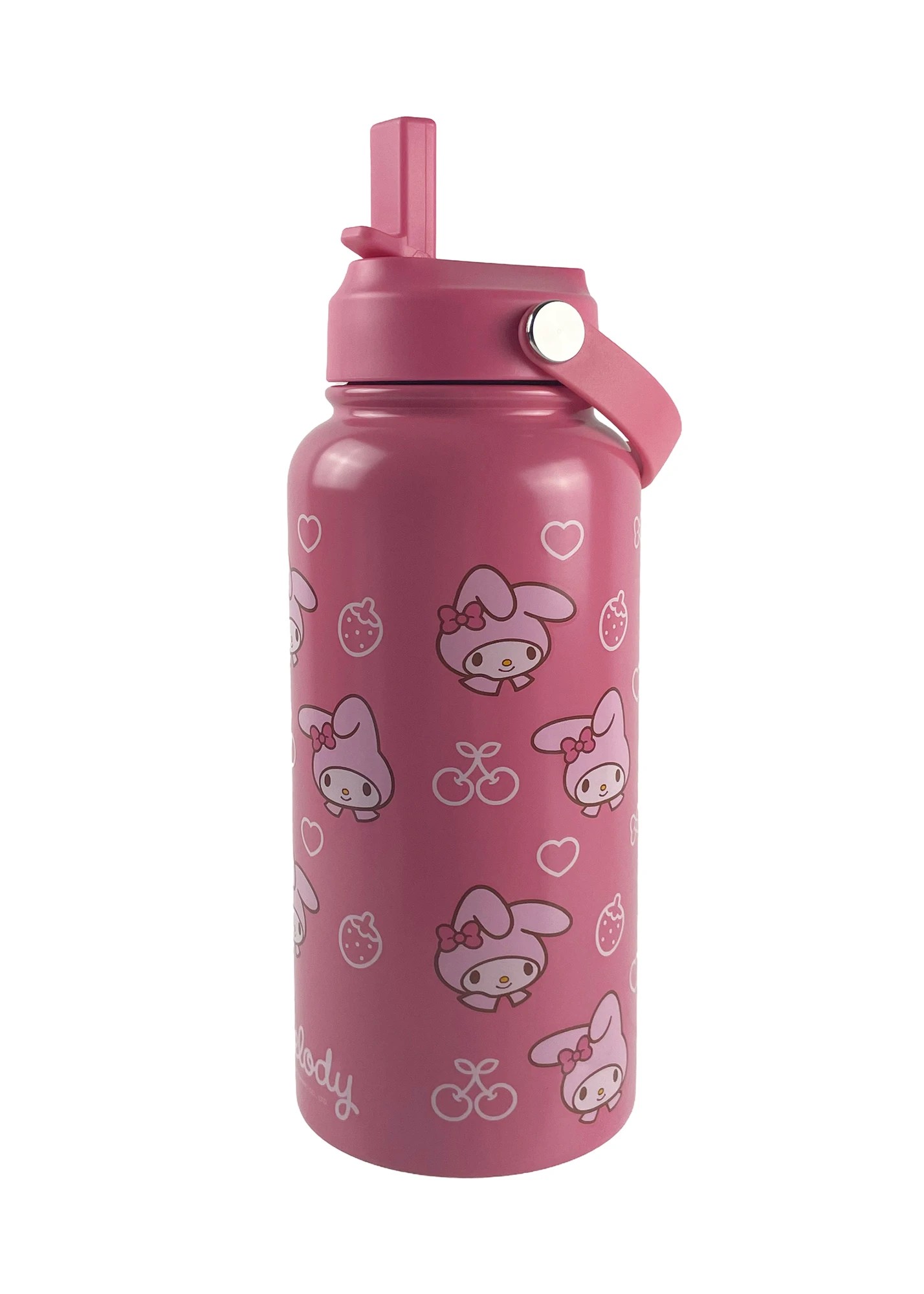 2 946ml Pink My Melody Stainless Steel Cylinder Drink Bottle, 2 of 5