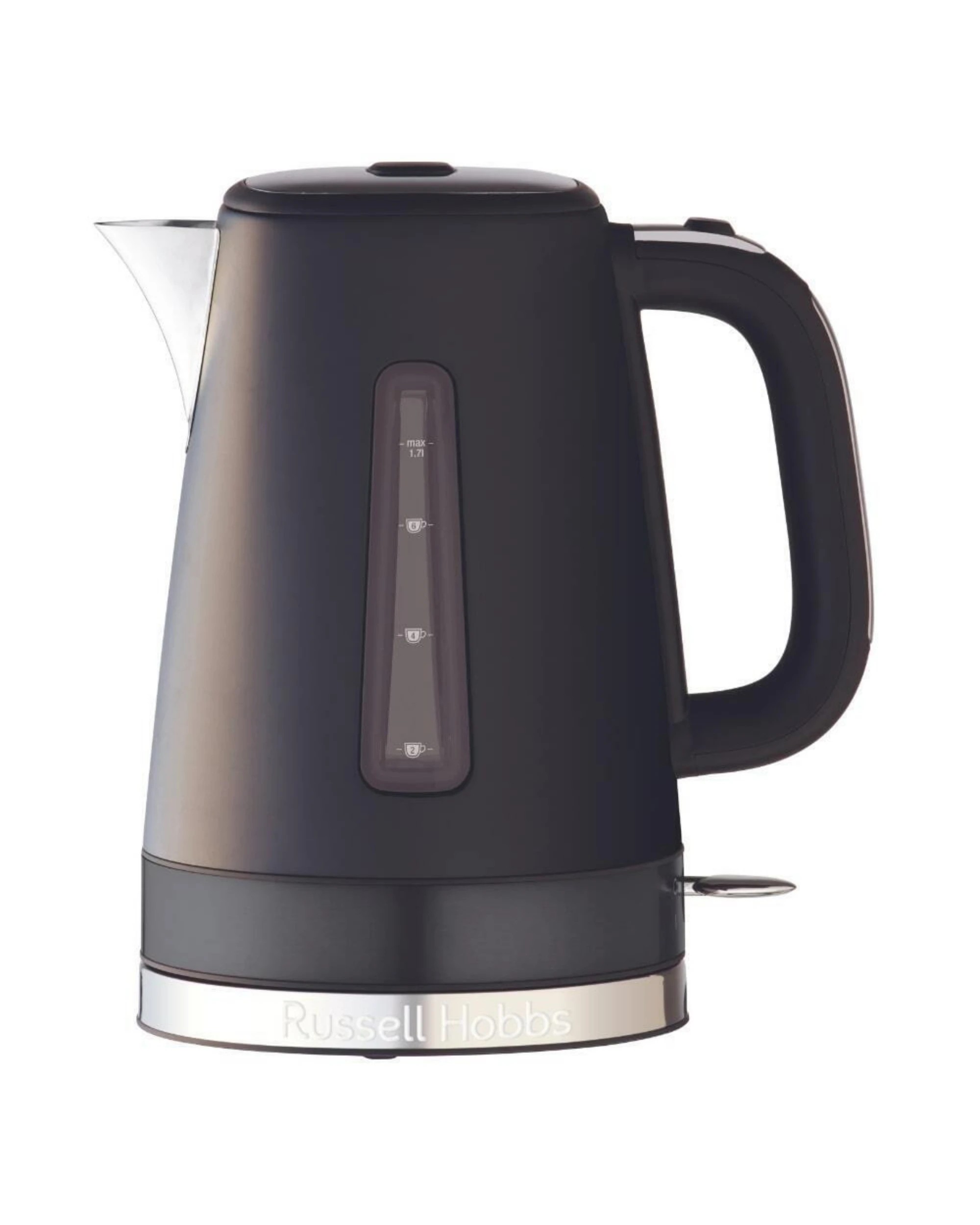 2 Russell Hobbs Brooklyn 4 Slice Toaster & 1.7L Kettle Set - Black, 2 of 4