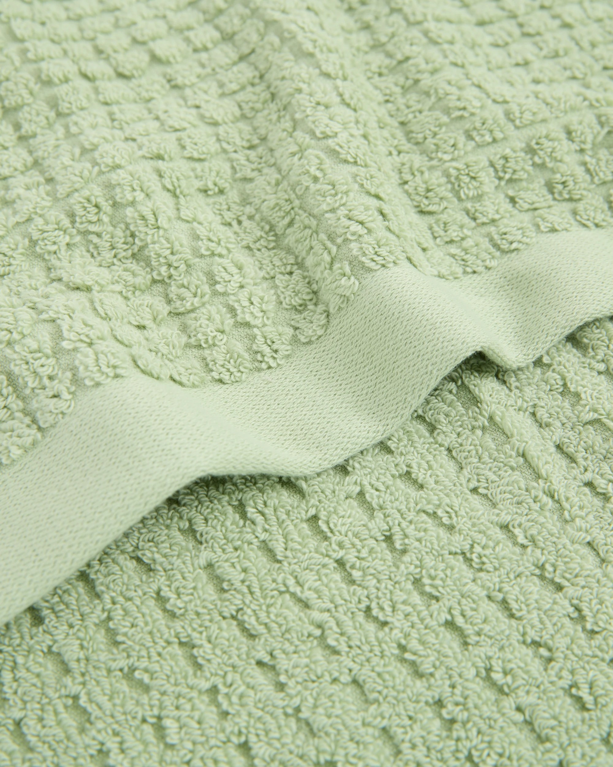 2 Target Cassie Textured Australian Cotton Bath Sheet - Green, 2 of 3
