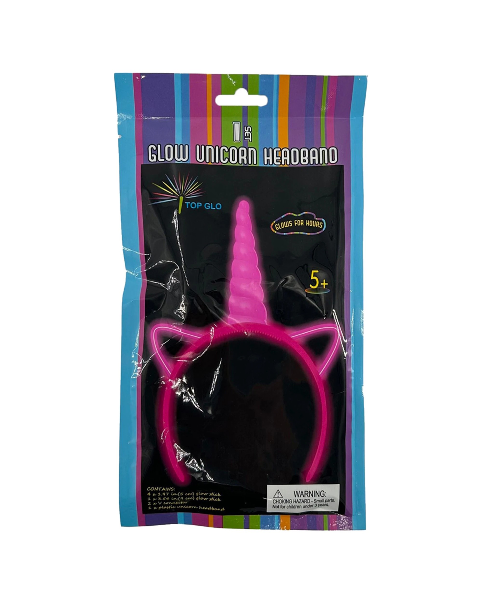 1 Alpen Glow In The Dark Unicorn Headband Accessory - Multi, 1 of 1