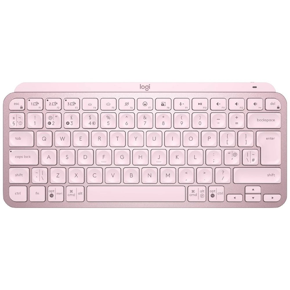 1 Logitech MX Keys Mini Wireless Keyboard Rose, 1 of 9