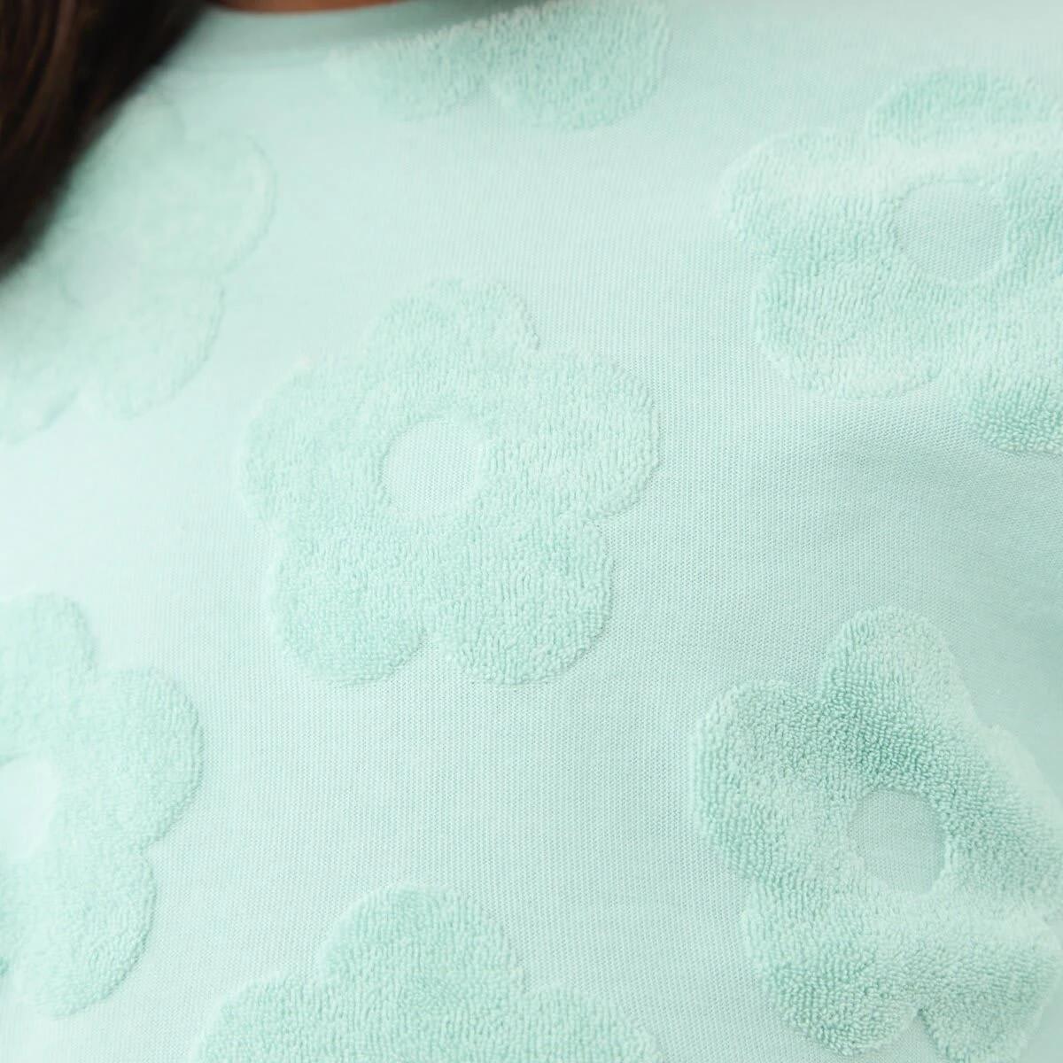 4 Short Sleeve Texture T-shirt Grn Daisy, 4 of 8