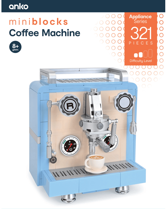 321 Piece Mini Blocks Appliance Series: Coffee Machine
