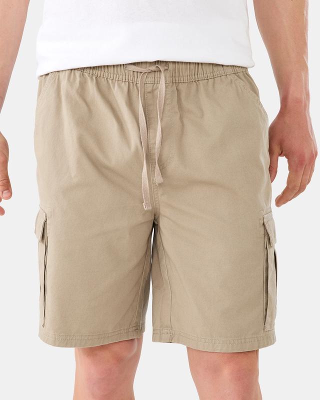 Elastic Waist Cargo Sh