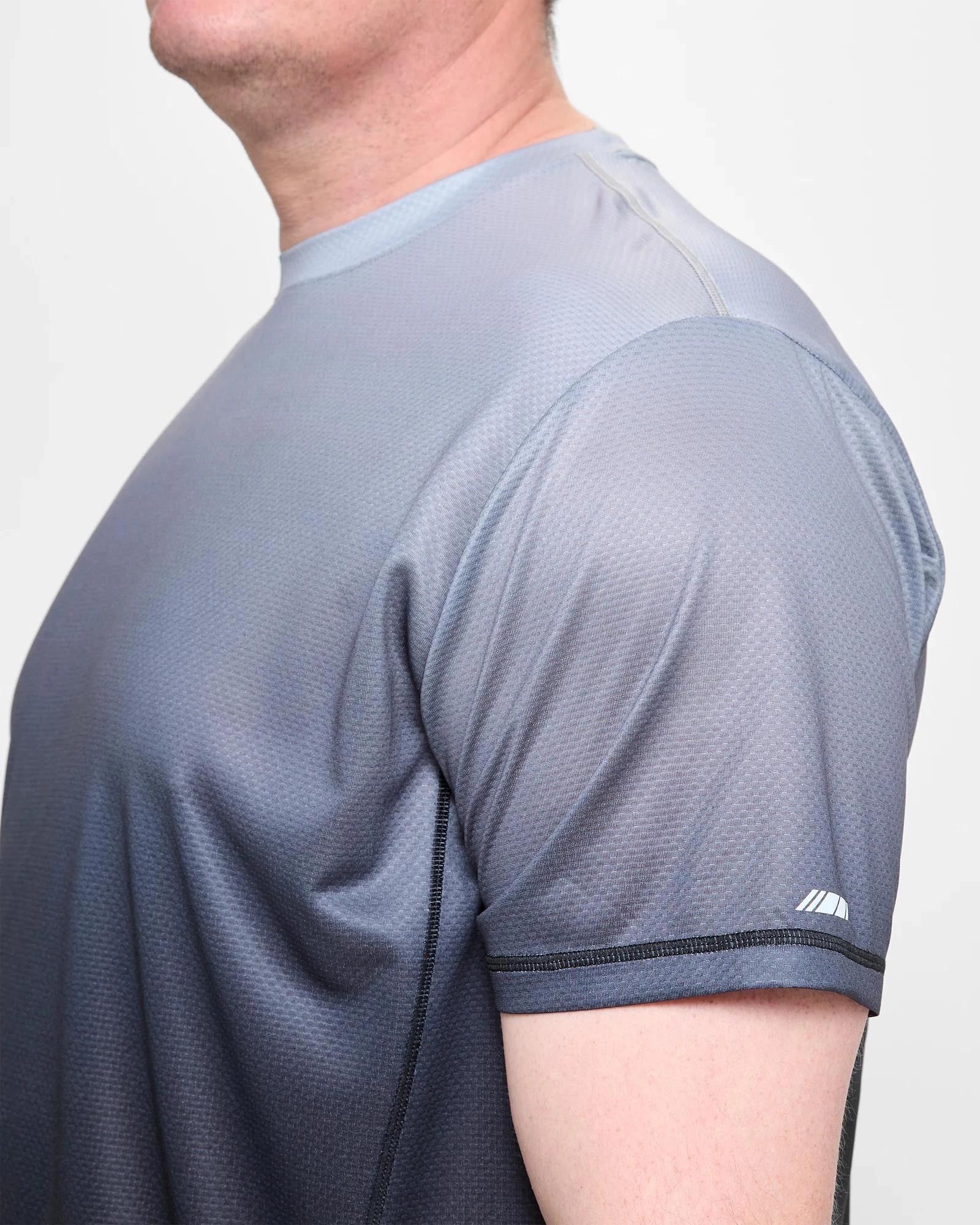 5 Target Plus Size Active Training T-Shirt GREY GRADIENT, 5 of 5