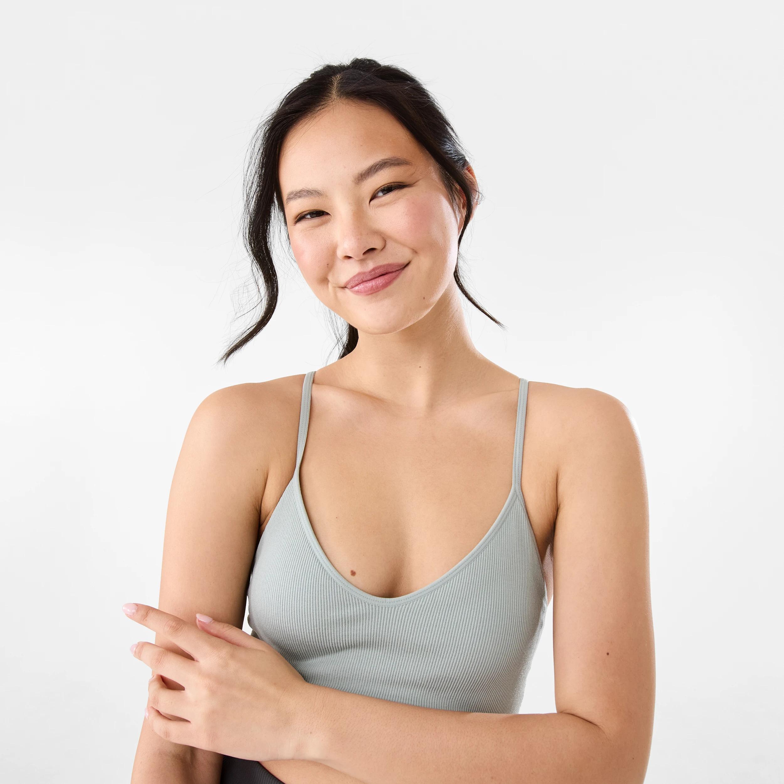 5 Active Womens Seamfree Racerback Crop LINDSEY GREEN, 5 of 9