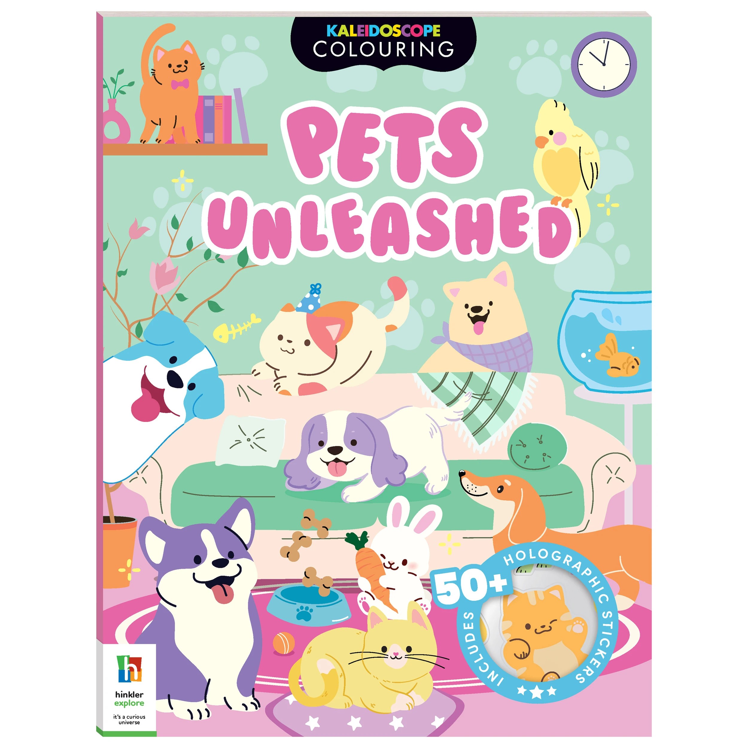 1 Kaleidoscope Colouring: Pets Unleashed - Book, 1 of 6
