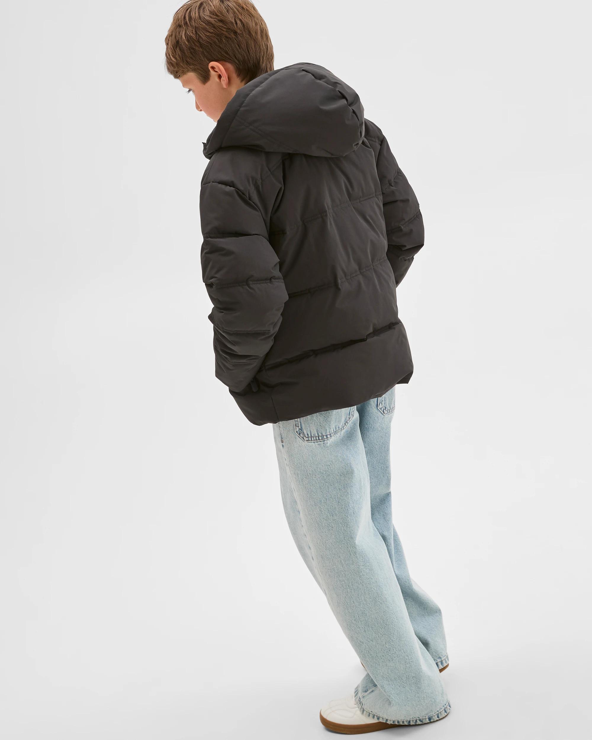 5 Target Kids Hooded Puffer Jacket BLACK, 5 of 7