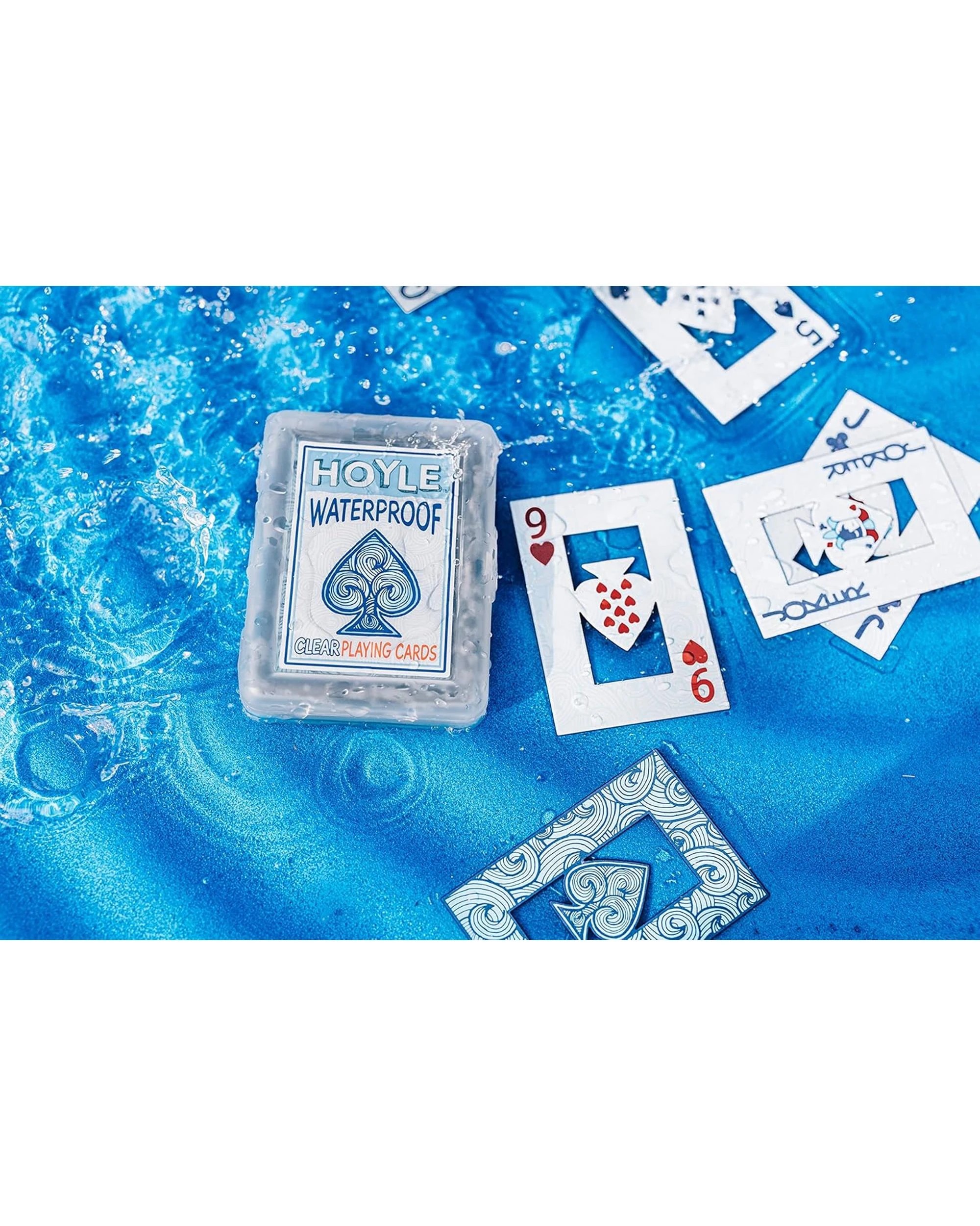 4 Hoyle Waterproof Clear Playing Cards, 4 of 6