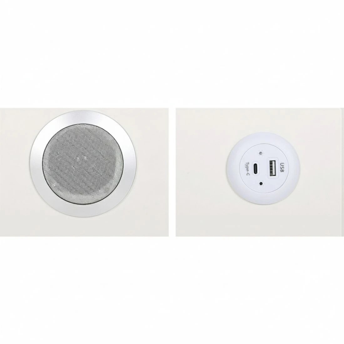 5 Artiss Smart Bedside Table with Wireless Charging - White, 5 of 7