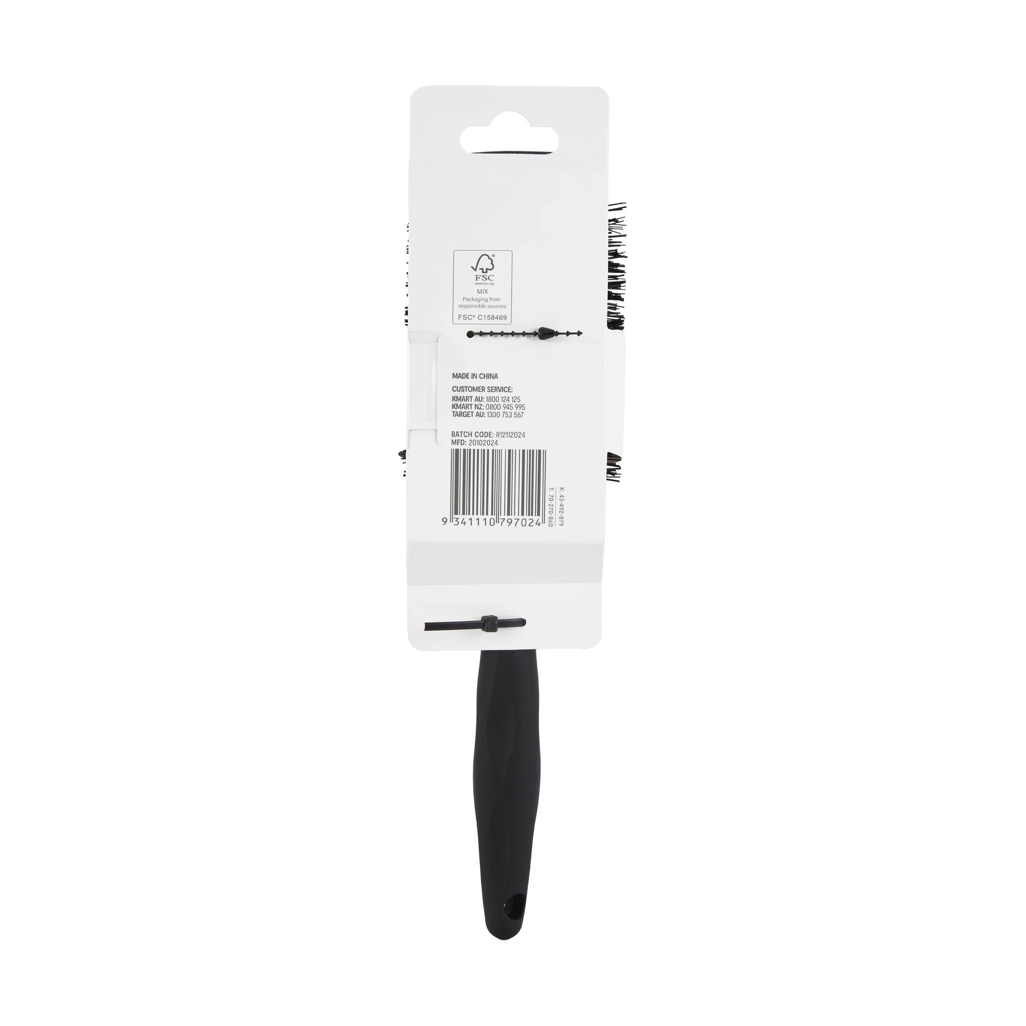 6 OXX Haircare Styling Round Brush - Black, 6 of 6