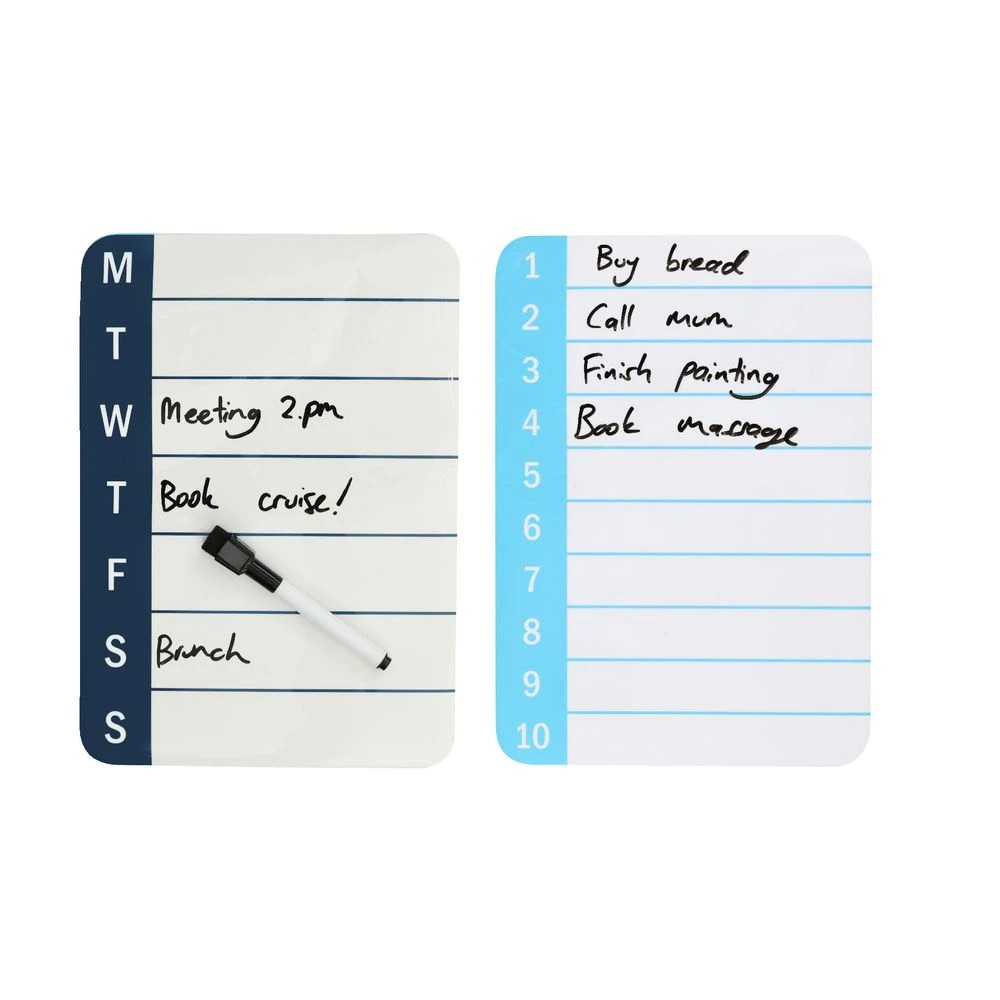 4 Otto A4 Magnetic Dry Erase Weekly Planner & To Do List 2 Pack, 4 of 4