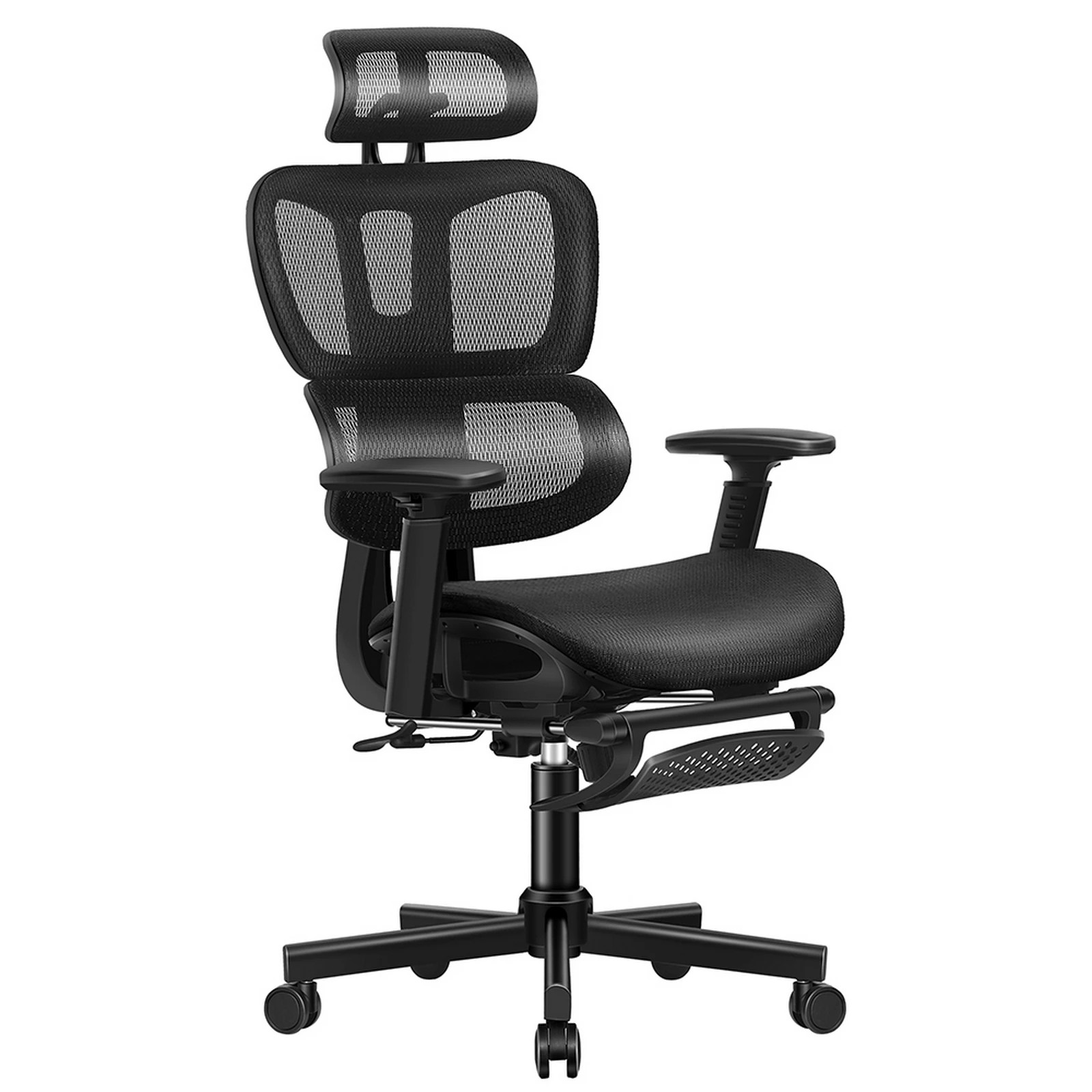 1 Alfordson Ergonomic Office Chair Mesh Executive Seat Work Computer Gaming - Black, 1 of 10